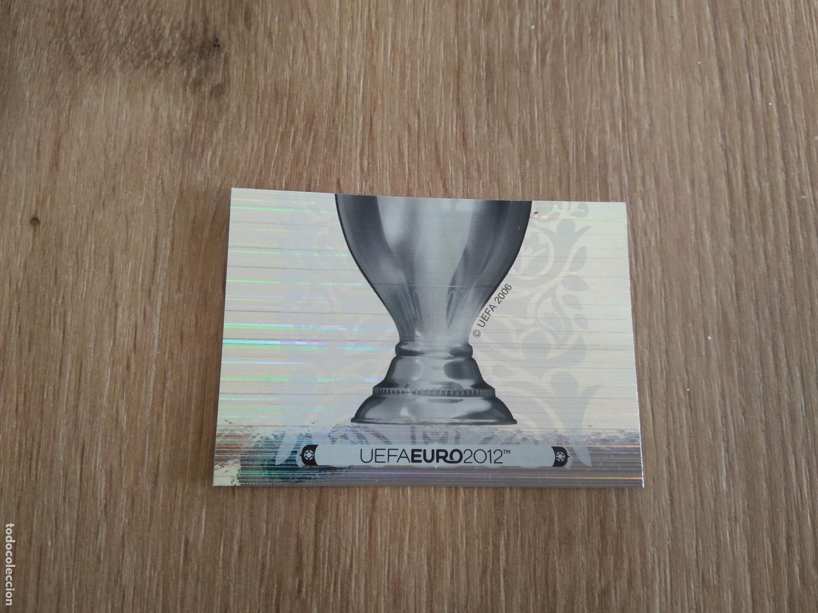 Cromos de F&uacute;tbol: 48 COPA TROFEO CROMO FUTBOL PANINI EURO 2012 EURCOPA