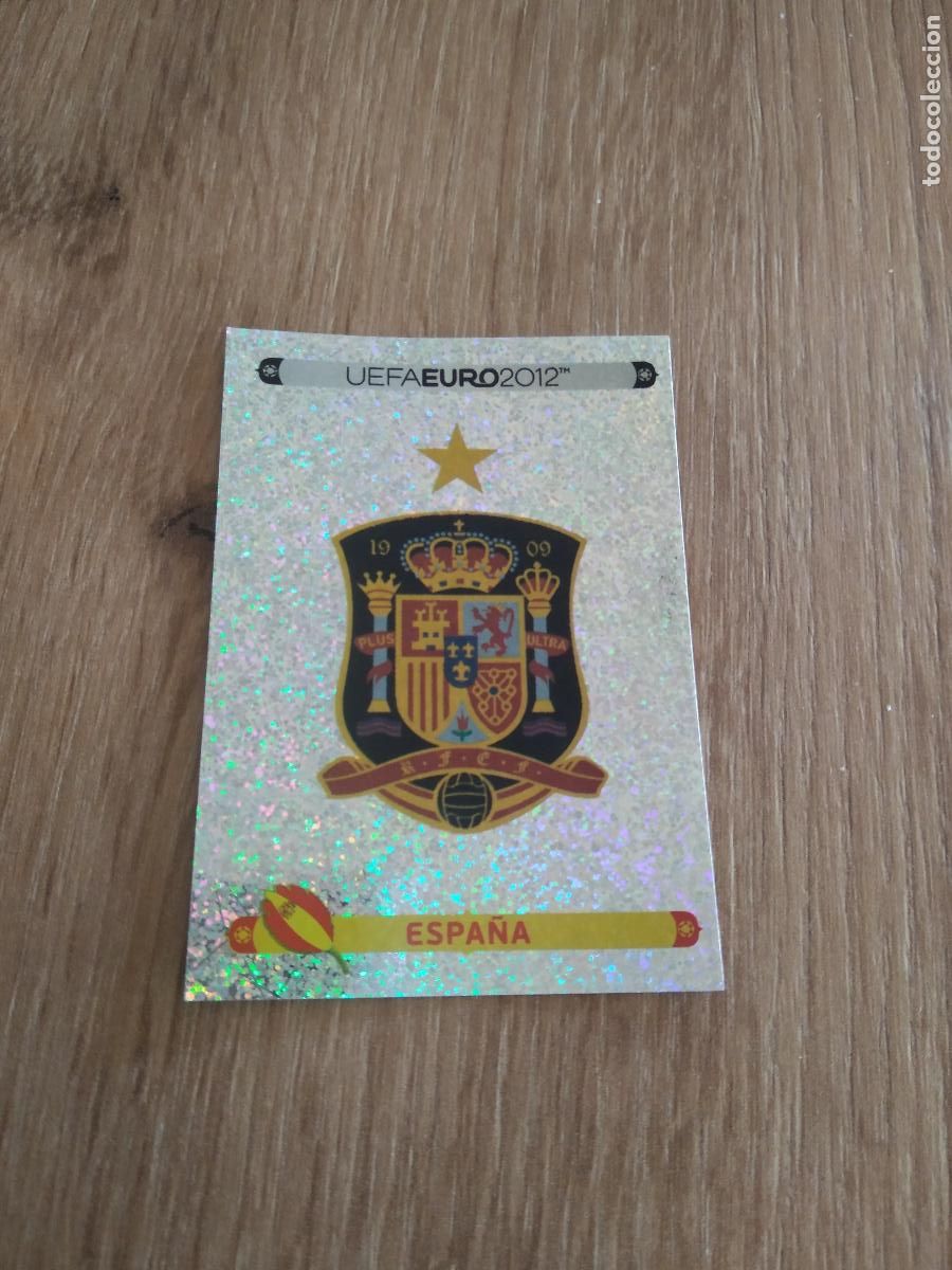 Cromos de F&uacute;tbol: 282 ESCUDO ESPA&Ntilde;A CROMO FUTBOL PANINI EURO 2012 EURCOPA