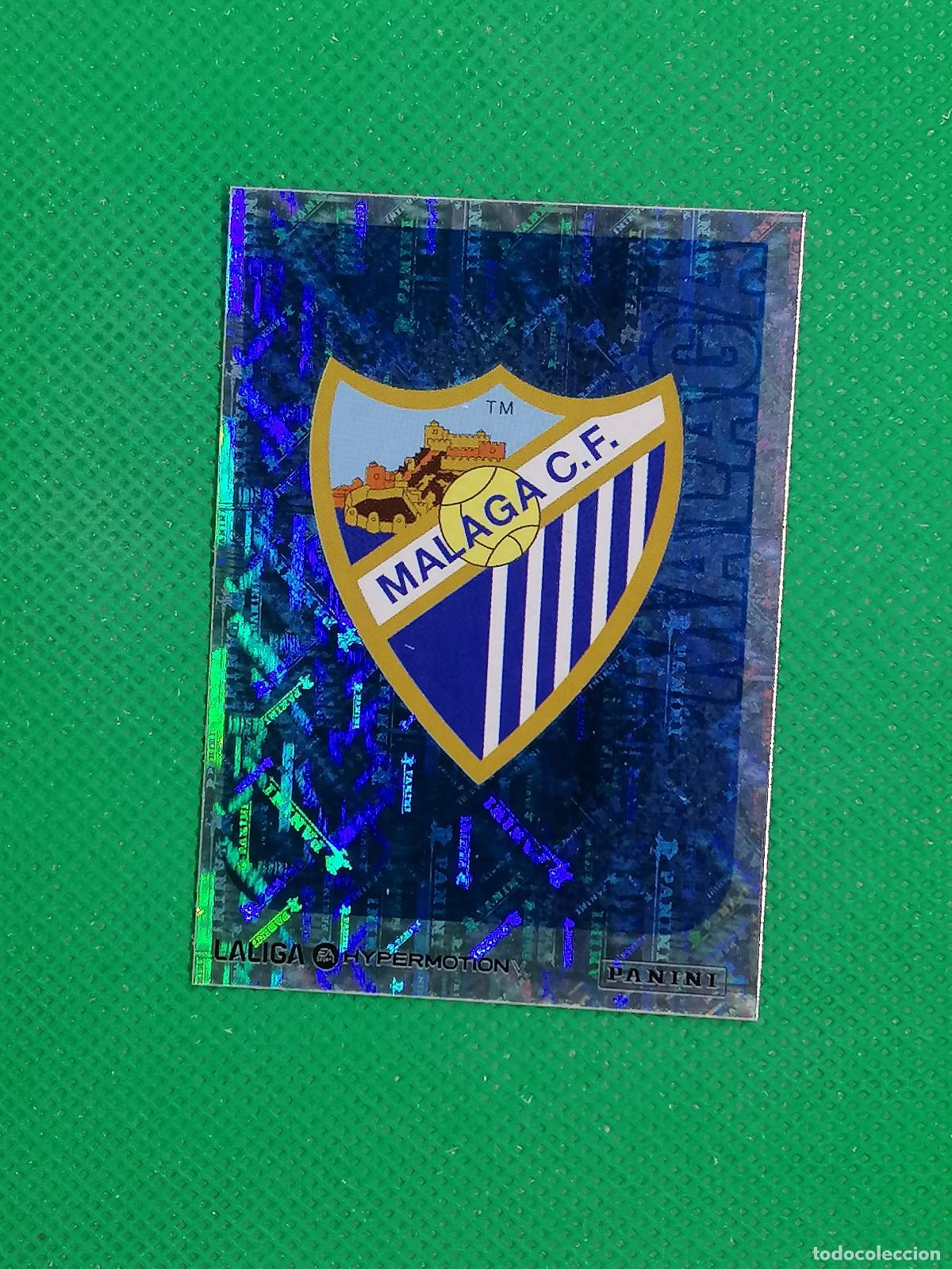 Cartes &agrave; collectionner de Football: 287 ESCUDO PLANTILLA MALAGA ⚽ PANINI LIGA HYPERMOTION 25 26 2025 2026 ⚽