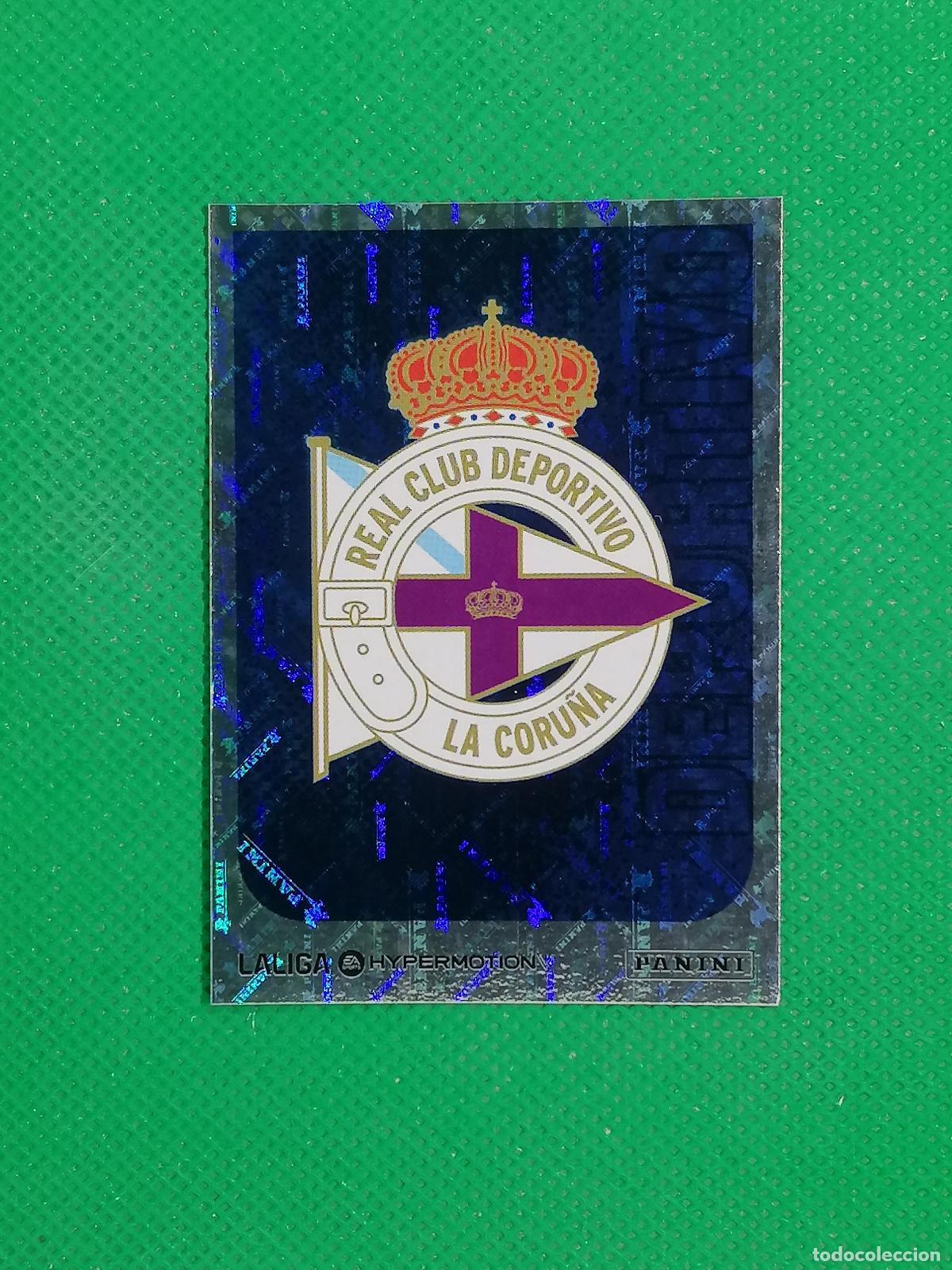 Cartes &agrave; collectionner de Football: 173 ESCUDO DEPORTIVO CORU&Ntilde;A ⚽ PANINI LIGA HYPERMOTION 25 26 2025 2026 ⚽