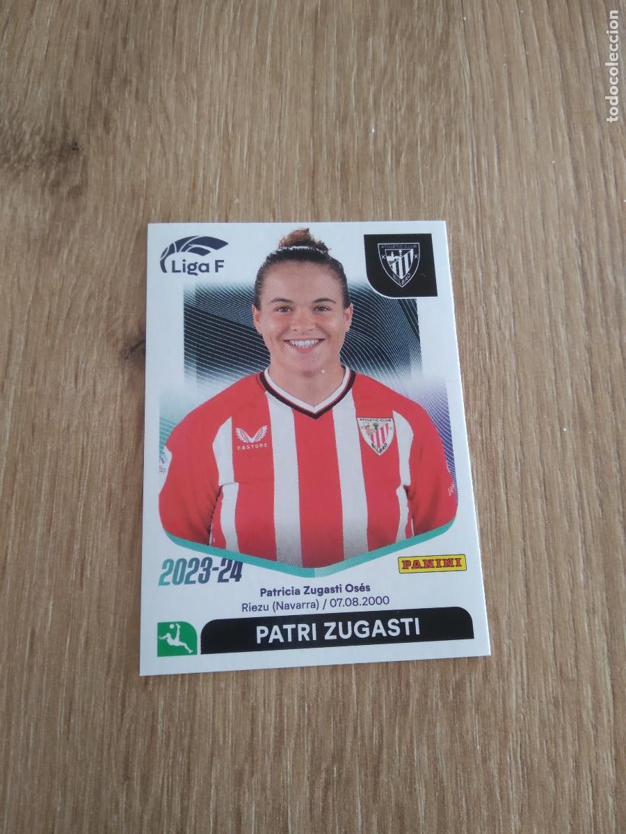 Football Stickers: 17B PATRI ZUGASTI ATHLETIC CLUB BILBAO CROMO PANINI LIGA F 2023-2024 FUTBOL FEMENINO 23-24 WOMEN