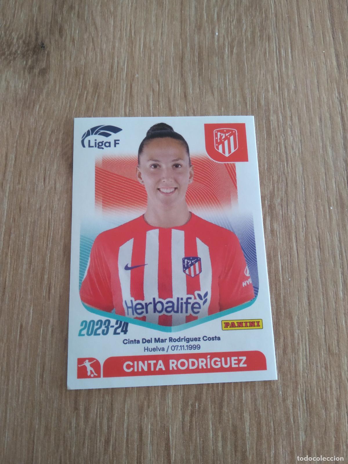 Football Stickers: 28B CINTA RODRIGUEZ ATLETICO MADRID CROMO PANINI LIGA F 2023-2024 FUTBOL FEMENINO 23-24 WOMEN