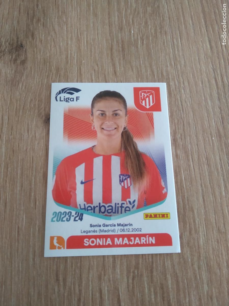 Football Stickers: 31B SONIA MAJARIN ATLETICO MADRID CROMO PANINI LIGA F 2023-2024 FUTBOL FEMENINO 23-24 WOMEN