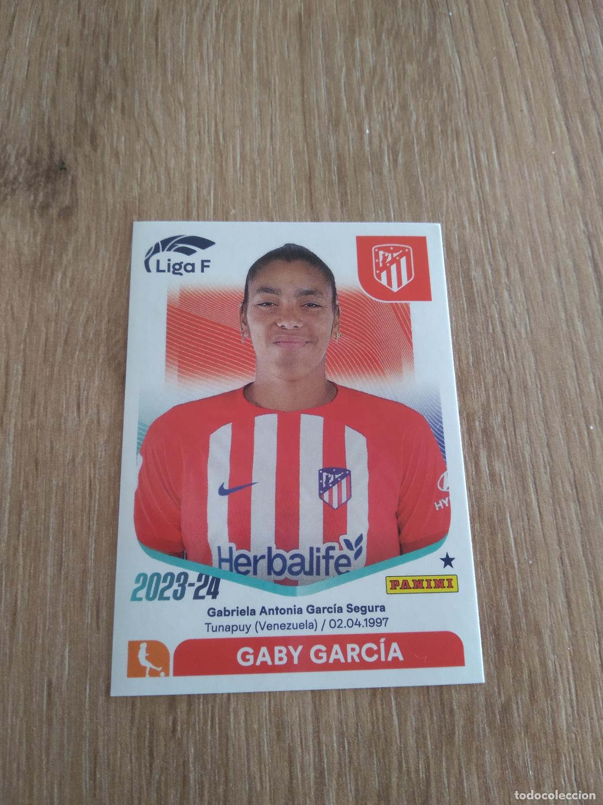 Fu&szlig;ball-Sticker: 33 GABY GARCIA ATLETICO MADRID CROMO PANINI LIGA F 2023-2024 FUTBOL FEMENINO 23-24 WOMEN