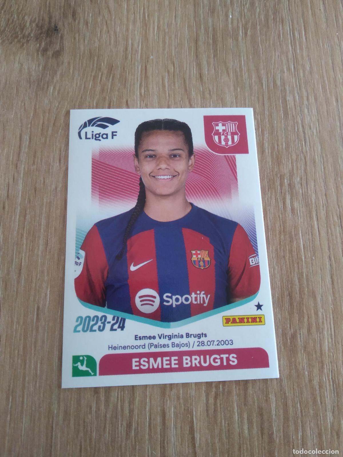Fu&szlig;ball-Sticker: 60B ESMEE BRUGTS BARCELONA BAR&Ccedil;A CROMO PANINI LIGA F 2023-2024 FUTBOL FEMENINO 23-24 WOMEN
