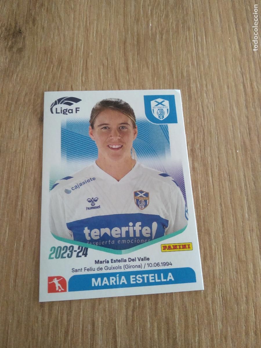 Fu&szlig;ball-Sticker: 86B MARIA ESTELLA TENERIFE CROMO PANINI LIGA F 2023-2024 FUTBOL FEMENINO 23-24 WOMEN