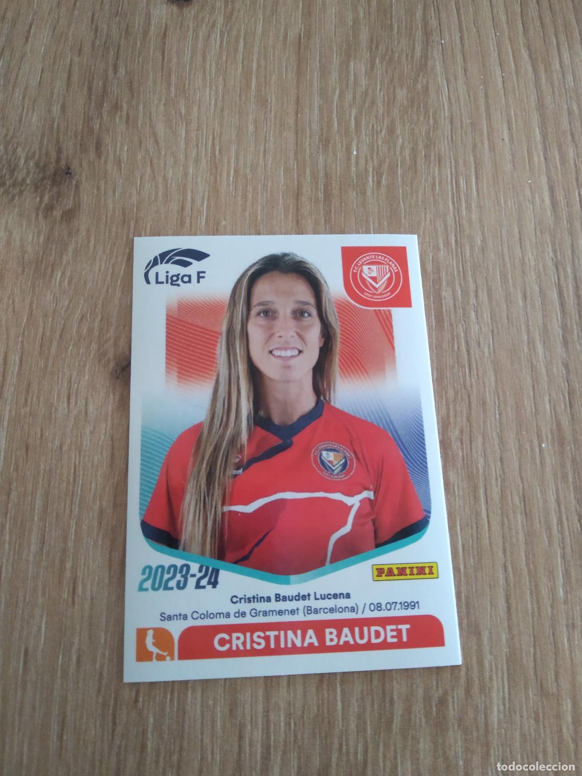 Cromos de Futebol: 154B CRISTINA BAUDET LEVANTE LAS PLANAS CROMO PANINI LIGA F 2023-2024 FUTBOL FEMENINO 23-24 WOMEN
