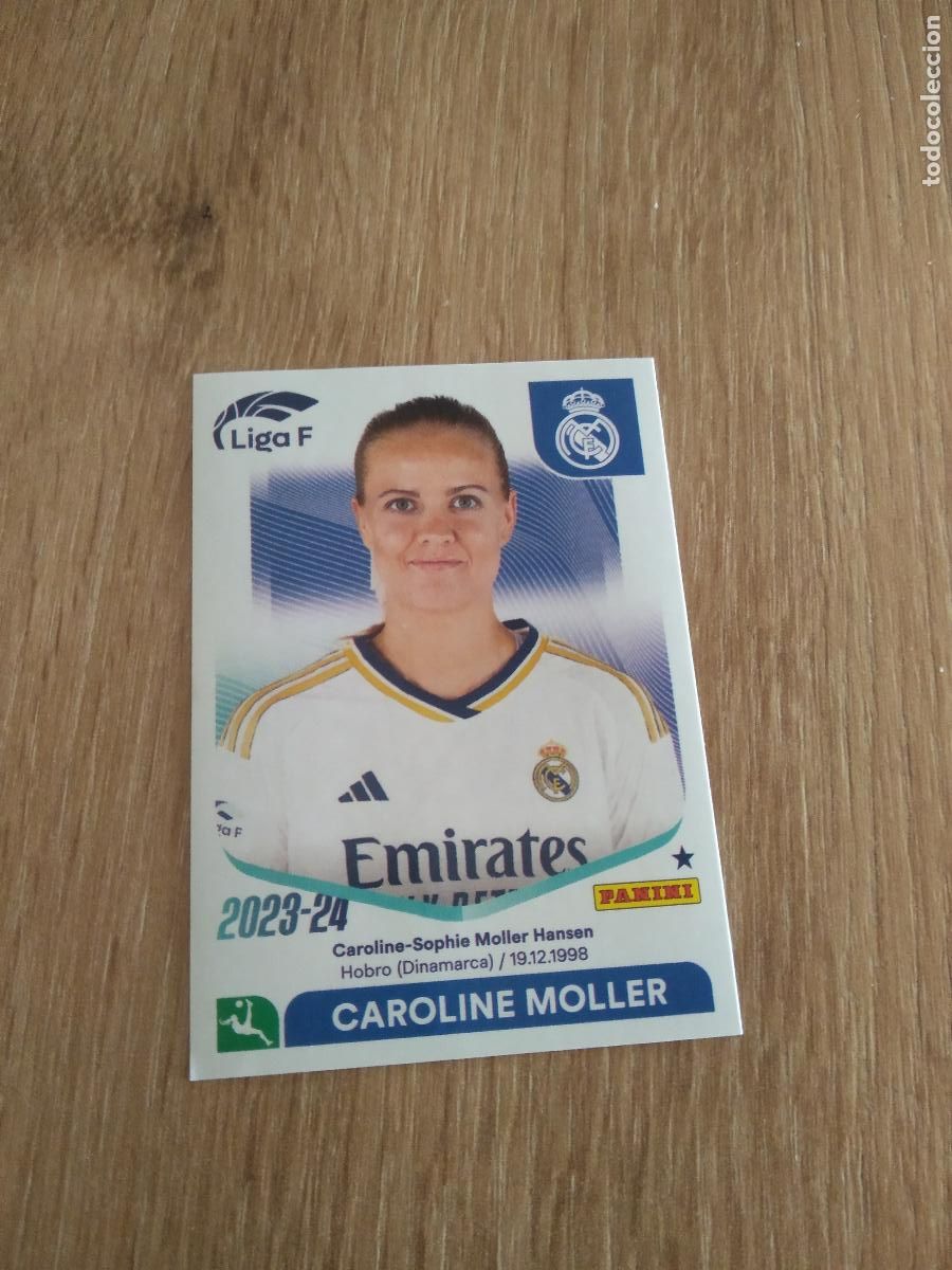 Cromos de Futebol: 221B CAROLINE MOLLER REAL MADRID CROMO PANINI LIGA F 2023-2024 FUTBOL FEMENINO 23-24 WOMEN