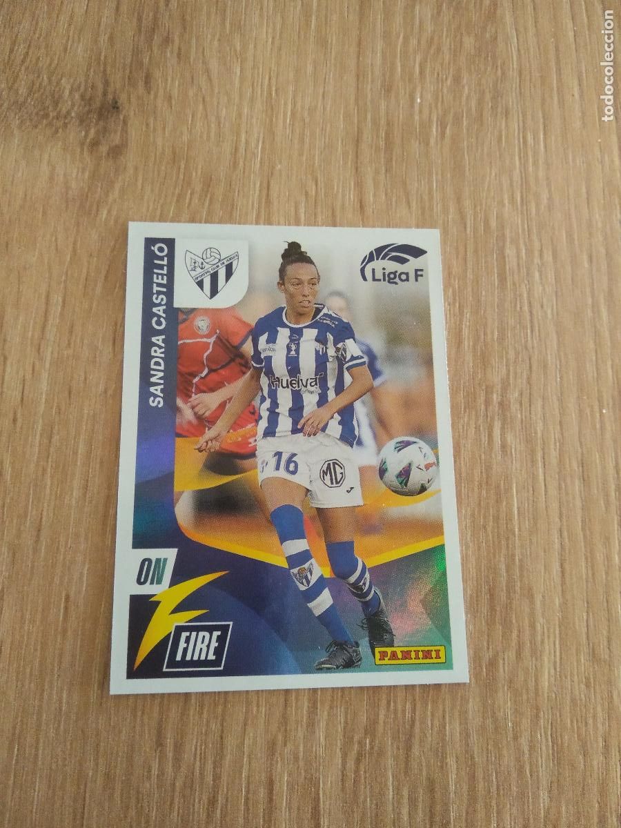 Cromos de Futebol: 355 SANDRA CASTELLO SPORTING HUELVA CROMO PANINI LIGA F 2023-2024 FUTBOL FEMENINO 23-24 WOMEN