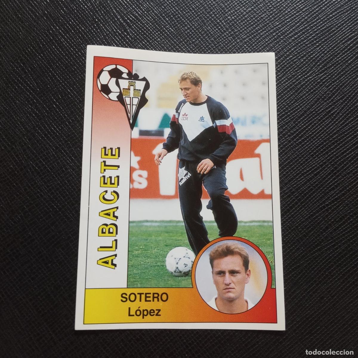 Cromos de F&uacute;tbol: 8 SOTERO ALBACETE PANINI 1994 1995 CROMO FUTBOL LIGA 94 95 - SIN PEGAR - A176 PG17