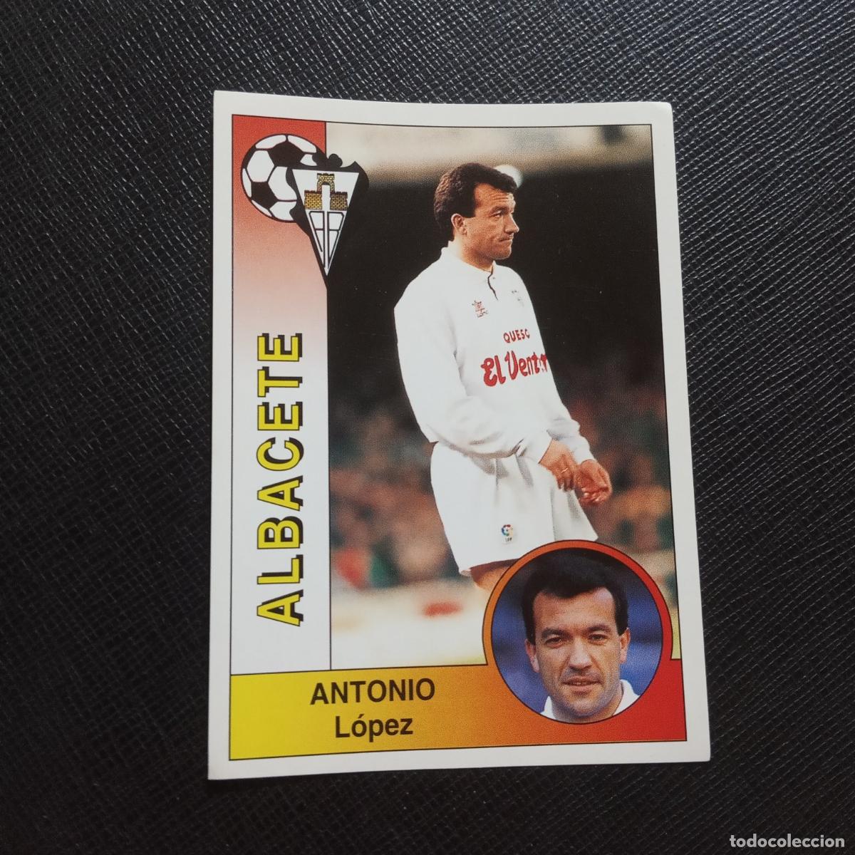 Cromos de F&uacute;tbol: 15 ANTONIO ALBACETE PANINI 1994 1995 CROMO FUTBOL LIGA 94 95 - SIN PEGAR - A176 PG18