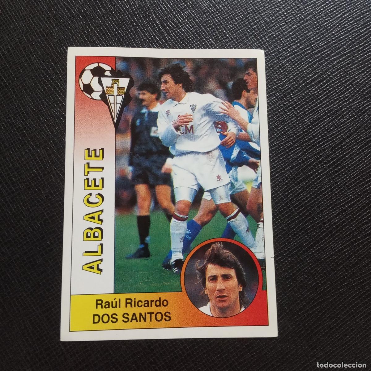 Cromos de F&uacute;tbol: 16 DOS SANTOS ALBACETE PANINI 1994 1995 CROMO FUTBOL LIGA 94 95 - SIN PEGAR - A176 PG18 B