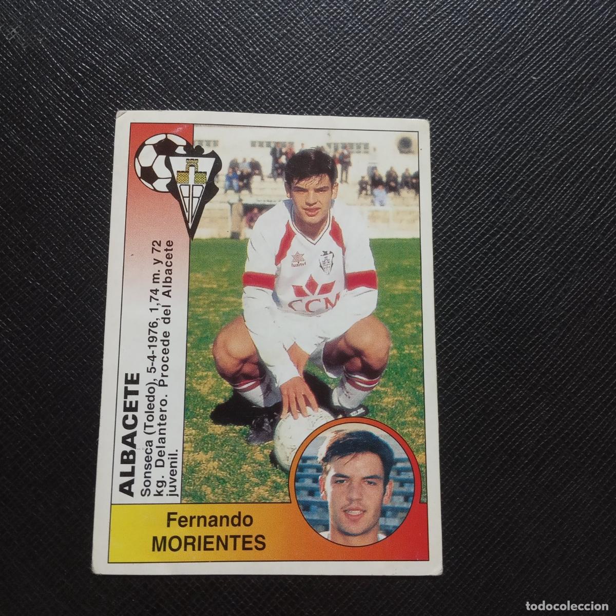 Cromos de F&uacute;tbol: 14 MORIENTES ALBACETE PANINI 1994 1995 CROMO FUTBOL LIGA 94 95 - SIN PEGAR - A176 PG18