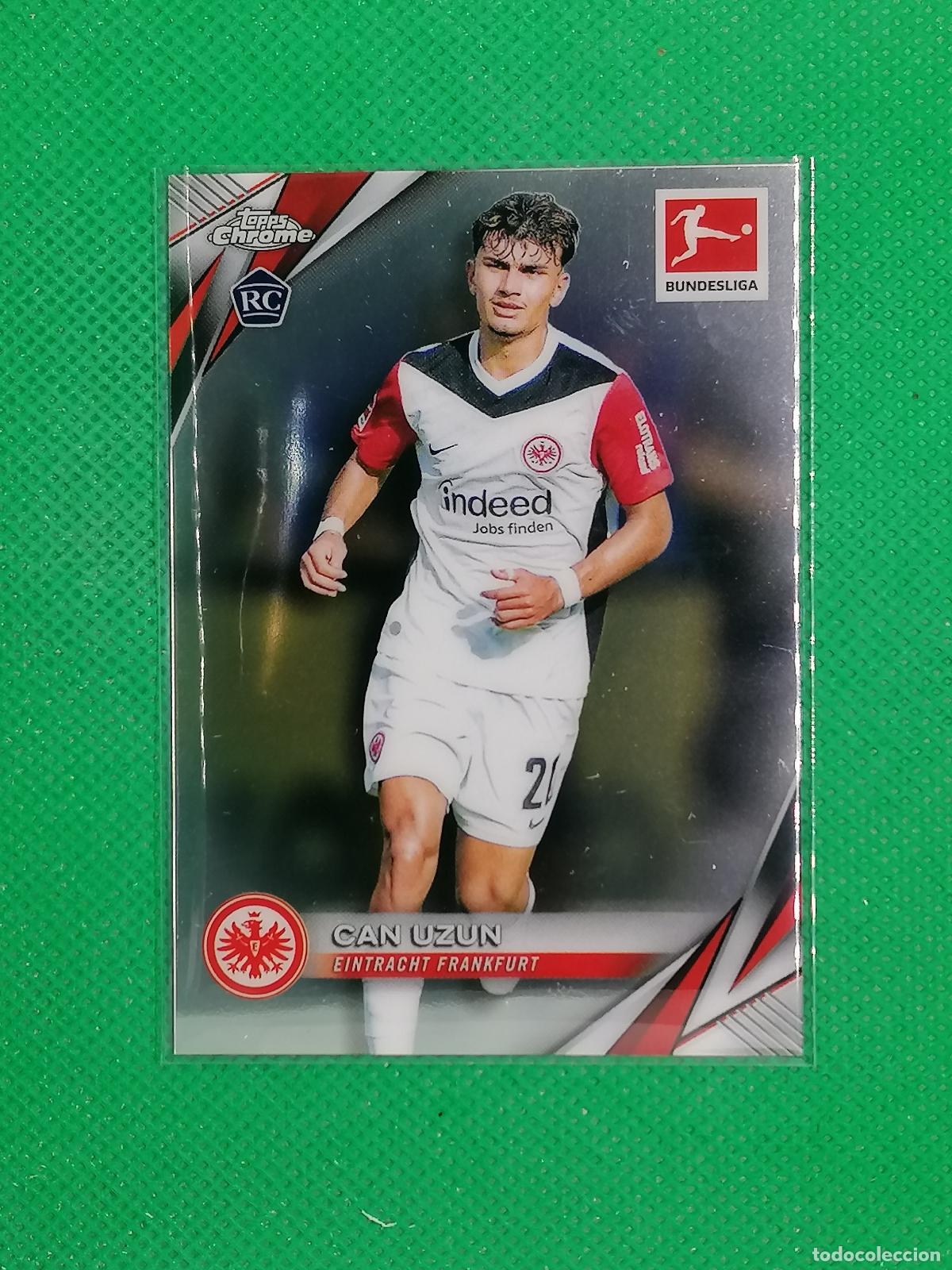 Cromos de F&uacute;tbol: 32 CAN UZUN EINTRACHT FRANKFURT ROOKIE ⚽ TOPPS CHROME BUNDESLIGA 24 25 2024 2025 ⚽
