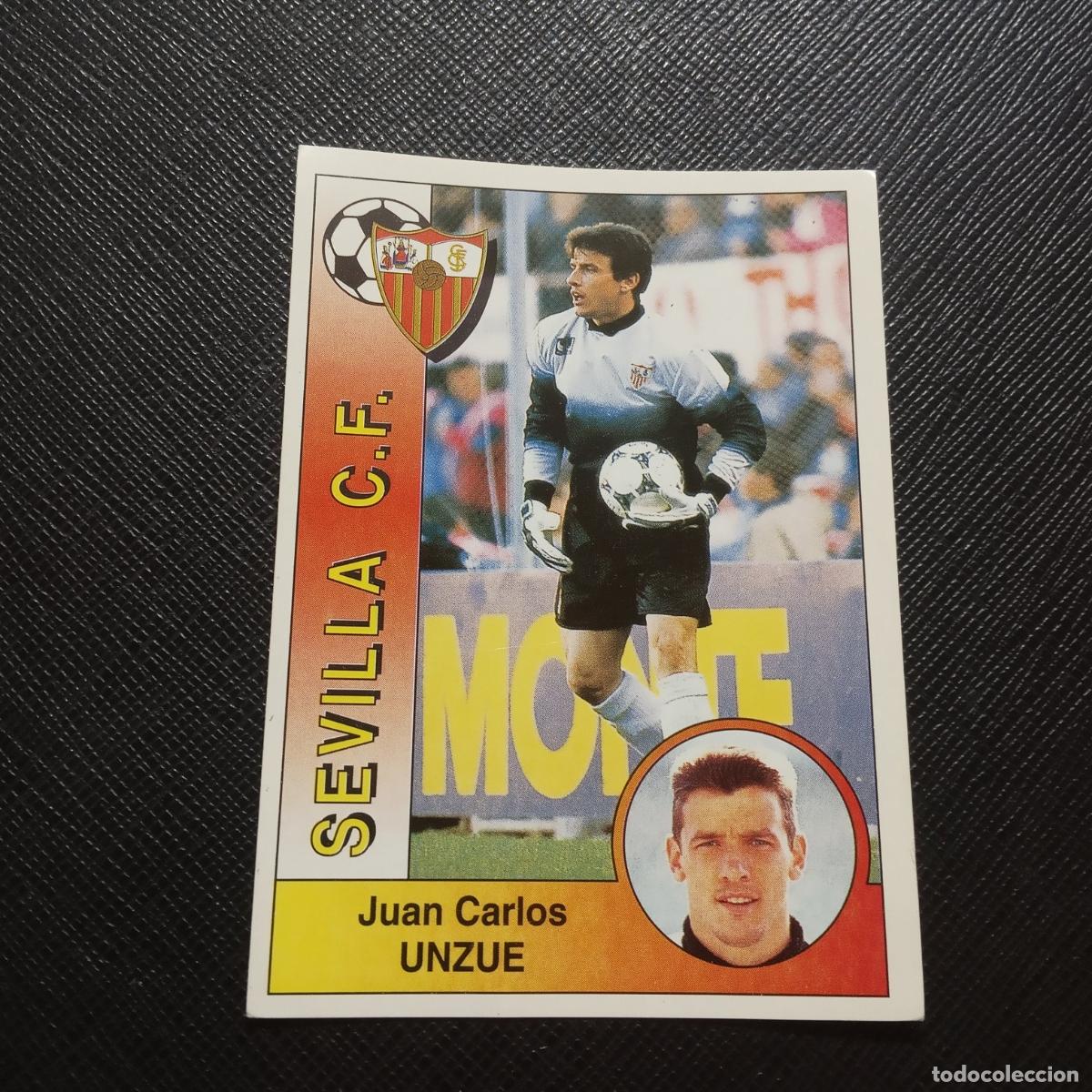 Cromos de F&uacute;tbol: 236 UNZUE SEVILLA PANINI 1994 1995 CROMO FUTBOL LIGA 94 95 - SIN PEGAR - A176 PG18
