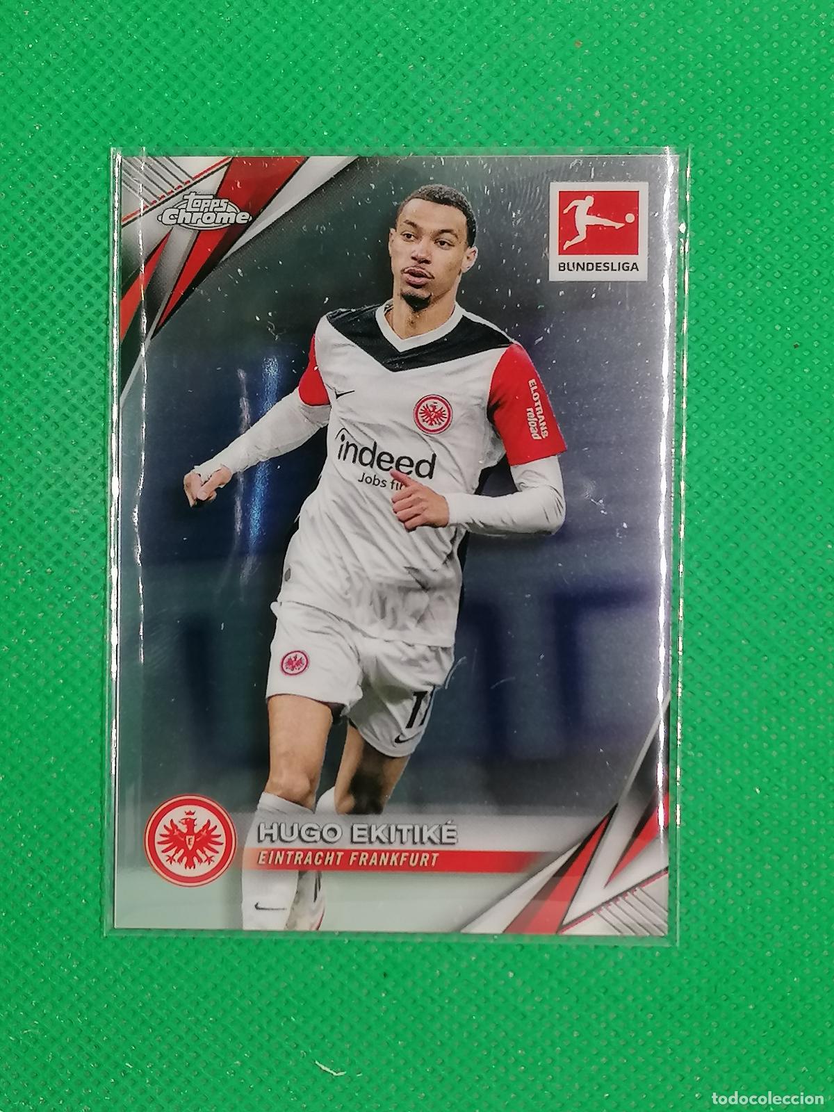 Cromos de F&uacute;tbol: 34 HUGO EKITIKE EINTRACHT FRANKFURT ⚽ TOPPS CHROME BUNDESLIGA 24 25 2024 2025 ⚽