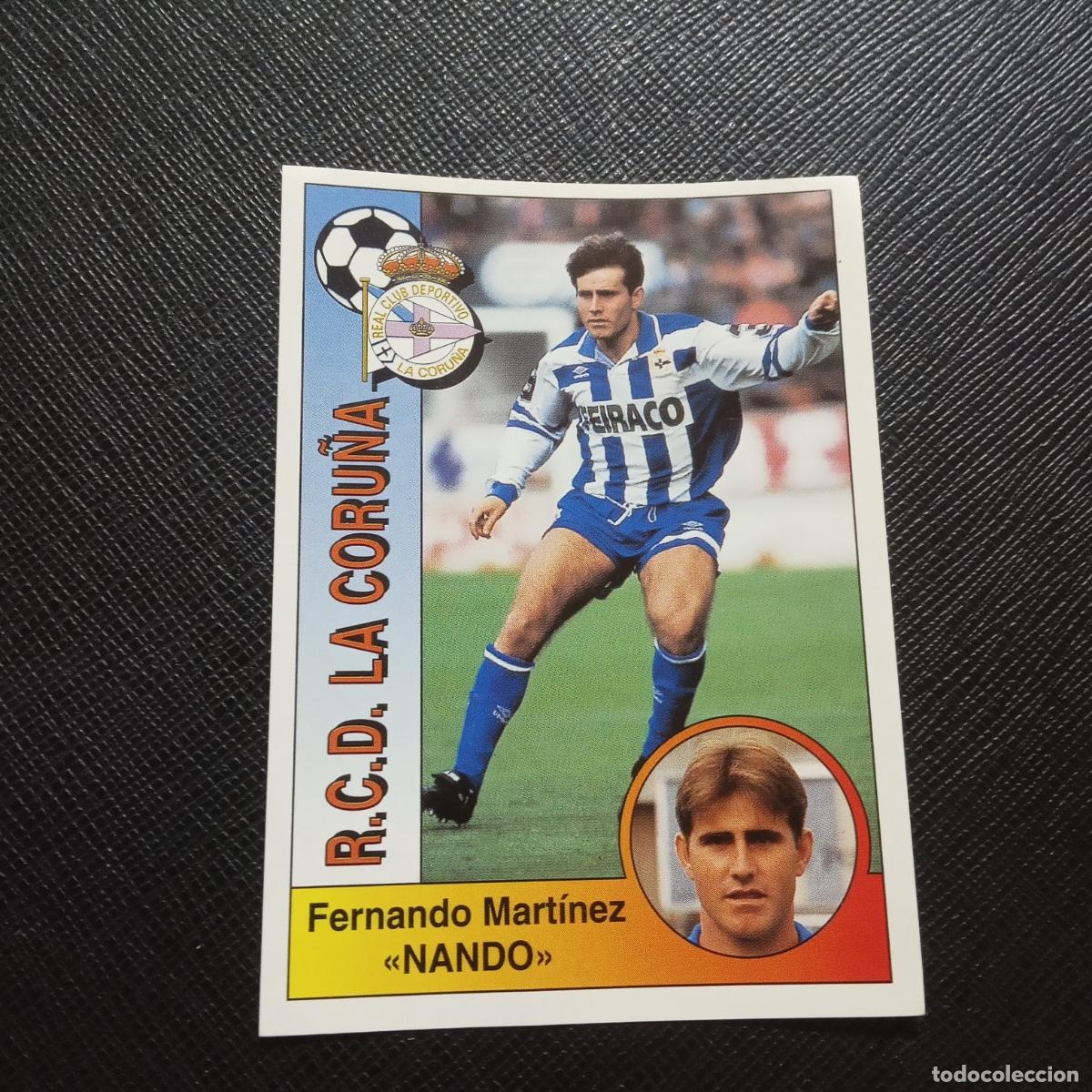 Cartes &agrave; collectionner de Football: 152 NANDO DEPORTIVO PANINI 1994 1995 CROMO FUTBOL LIGA 94 95 - SIN PEGAR - A176 PG19
