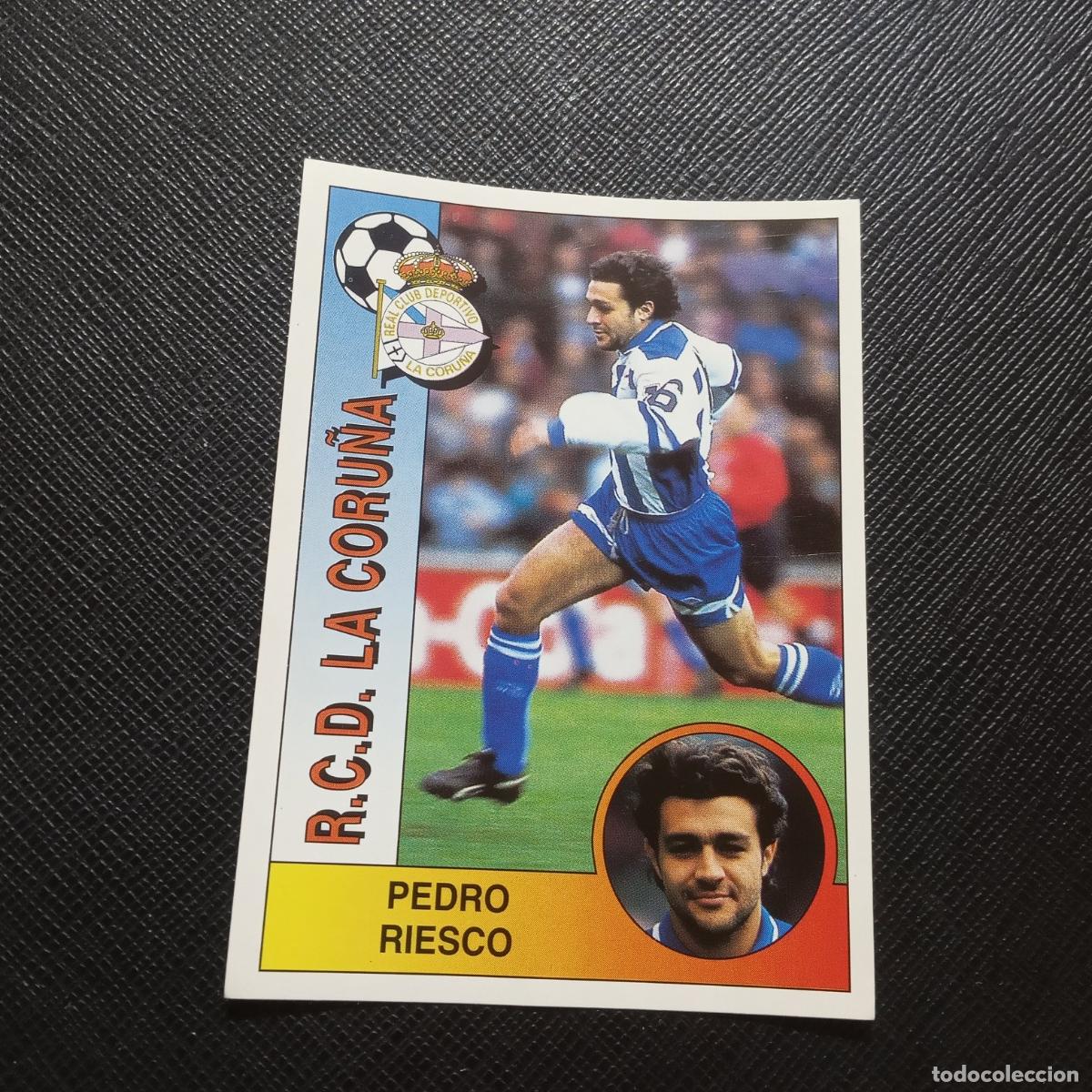 Cartes &agrave; collectionner de Football: 159 PEDRO RIESCO DEPORTIVO PANINI 1994 1995 CROMO FUTBOL LIGA 94 95 - SIN PEGAR - A176 PG21