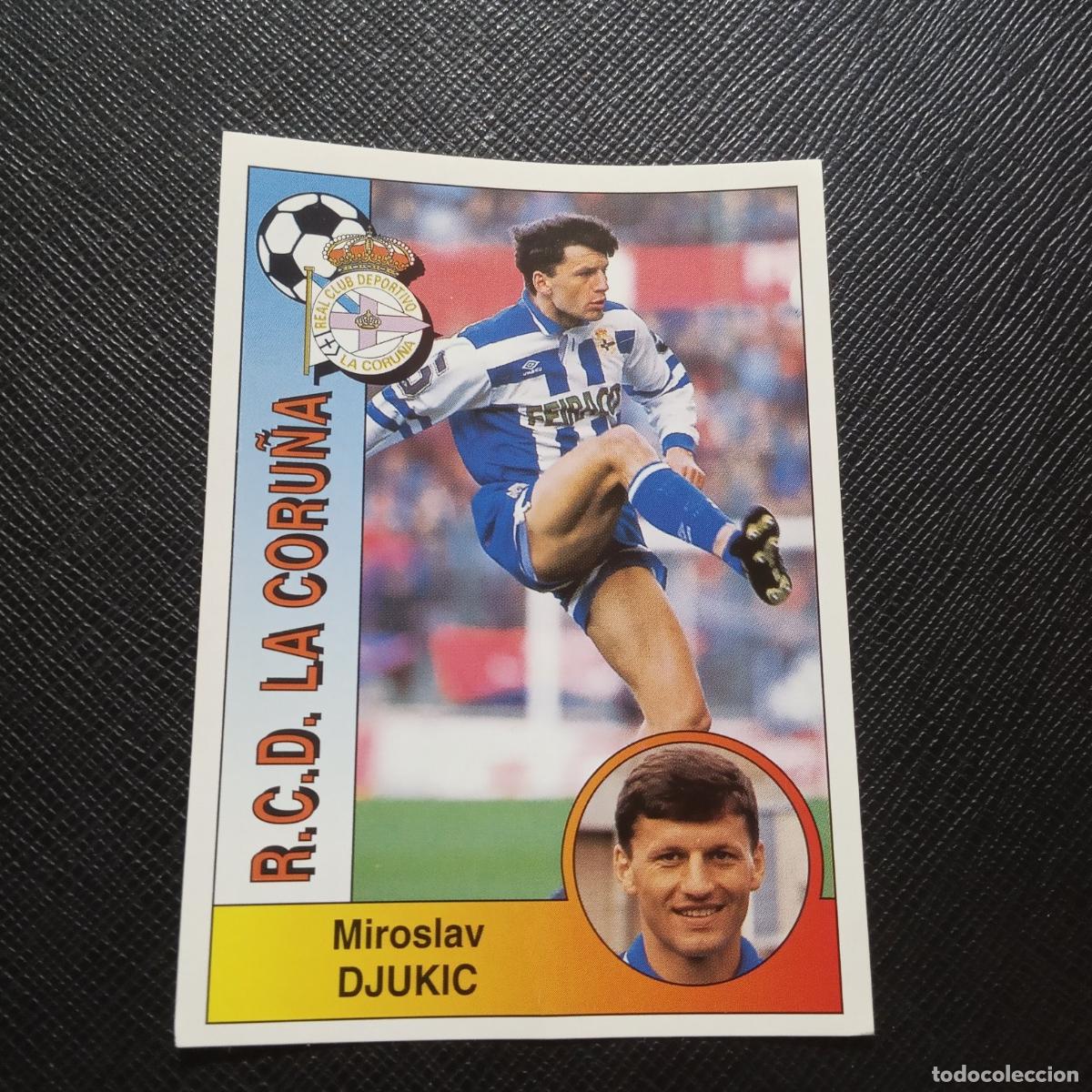 Cartes &agrave; collectionner de Football: 150 DJUKIC DEPORTIVO PANINI 1994 1995 CROMO FUTBOL LIGA 94 95 - SIN PEGAR - A176 PG21