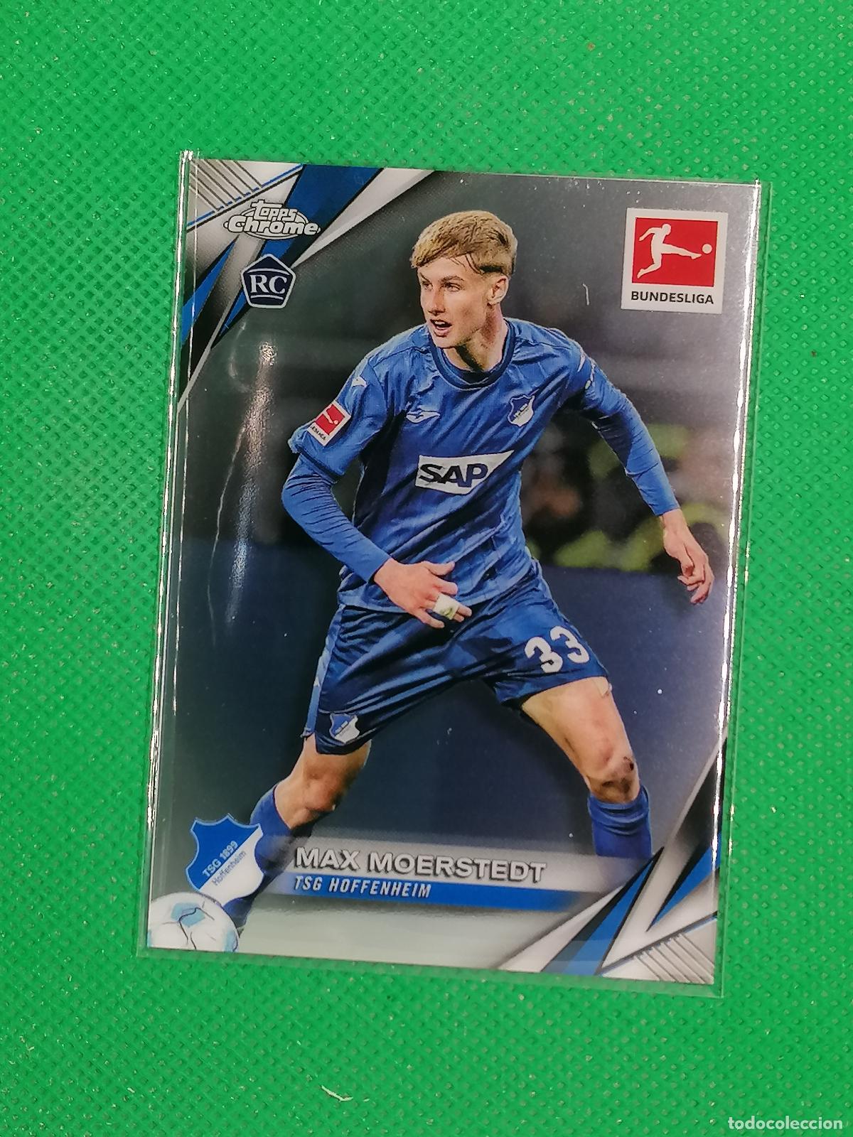 Cromos de F&uacute;tbol: 51 MAX MOERSTEDT HOFFENHEIM ROOKIE ⚽ TOPPS CHROME BUNDESLIGA 24 25 2024 2025 ⚽