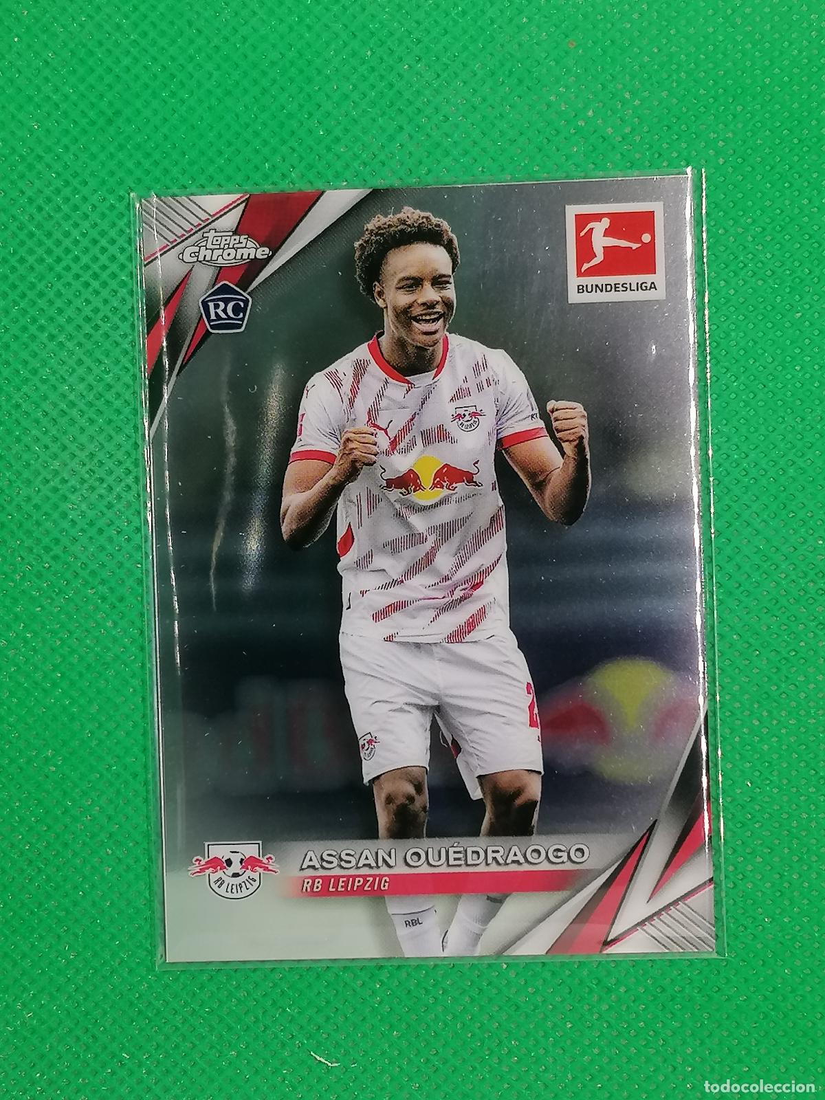 Cromos de F&uacute;tbol: 58 ASSAN OUEDRAOGO LEIPZIG ROOKIE ⚽ TOPPS CHROME BUNDESLIGA 24 25 2024 2025 ⚽