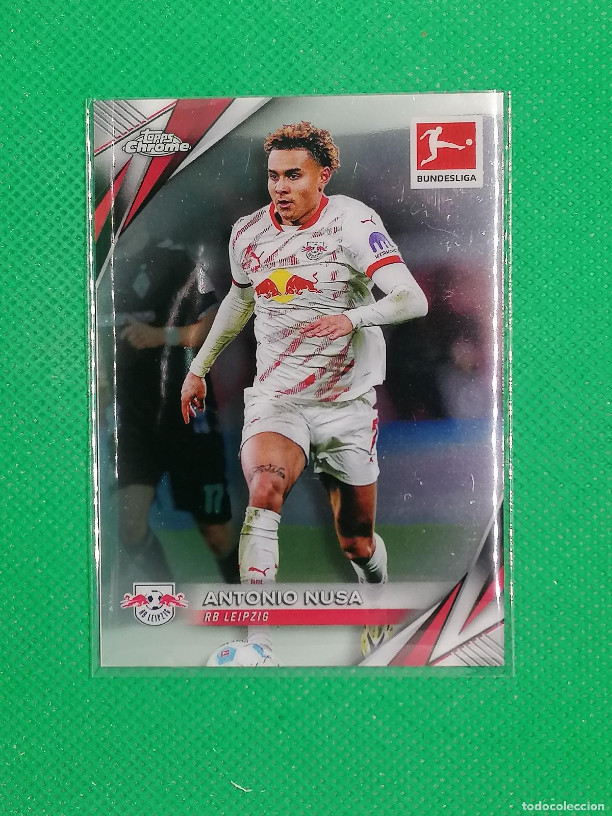 Cromos de F&uacute;tbol: 60 ANTONIO NUSA LEIPZIG ⚽ TOPPS CHROME BUNDESLIGA 24 25 2024 2025 ⚽