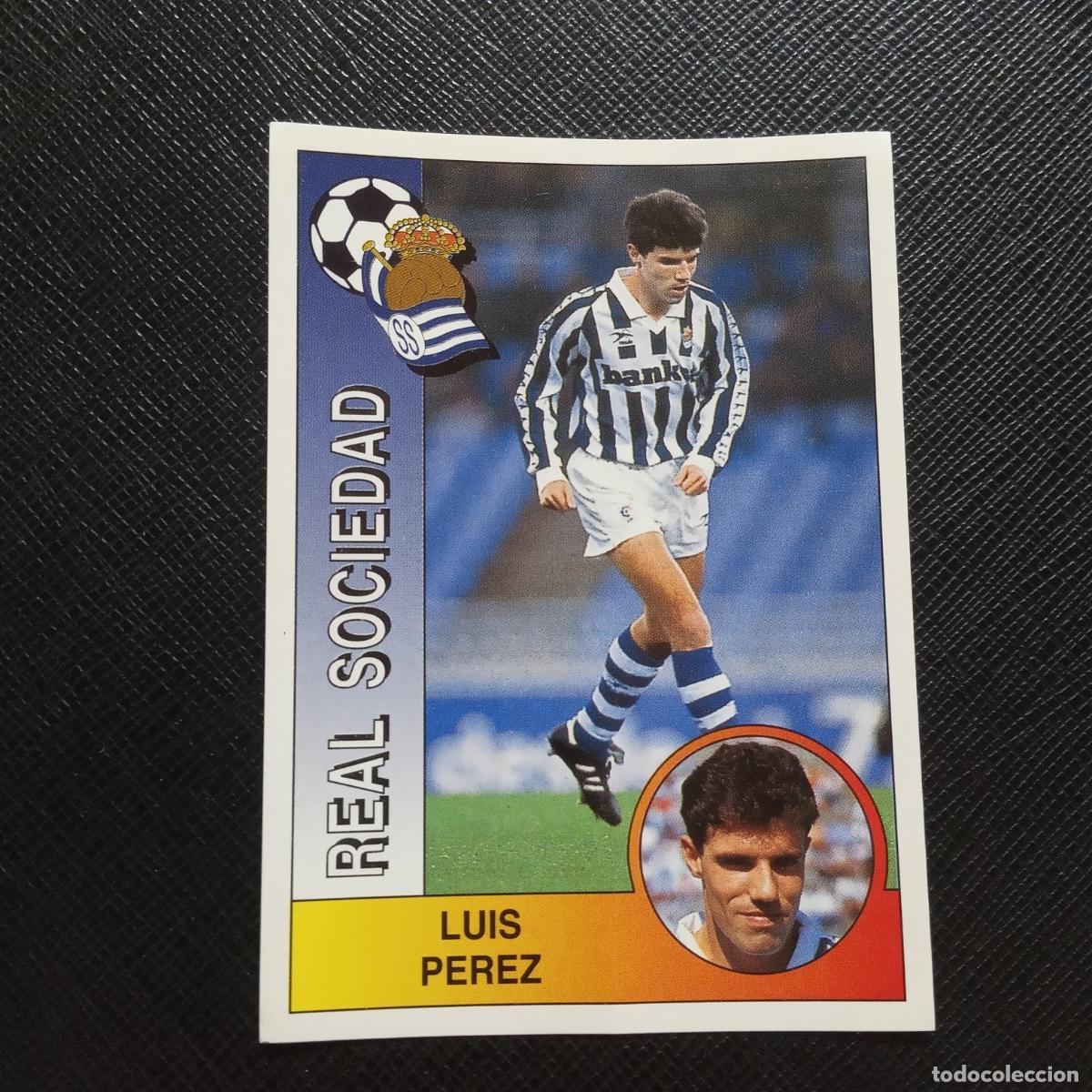 Cromos de F&uacute;tbol: 266 LUIS PEREZ REAL SOCIEDAD PANINI 1994 1995 CROMO FUTBOL LIGA 94 95 - SIN PEGAR - A176 PG29