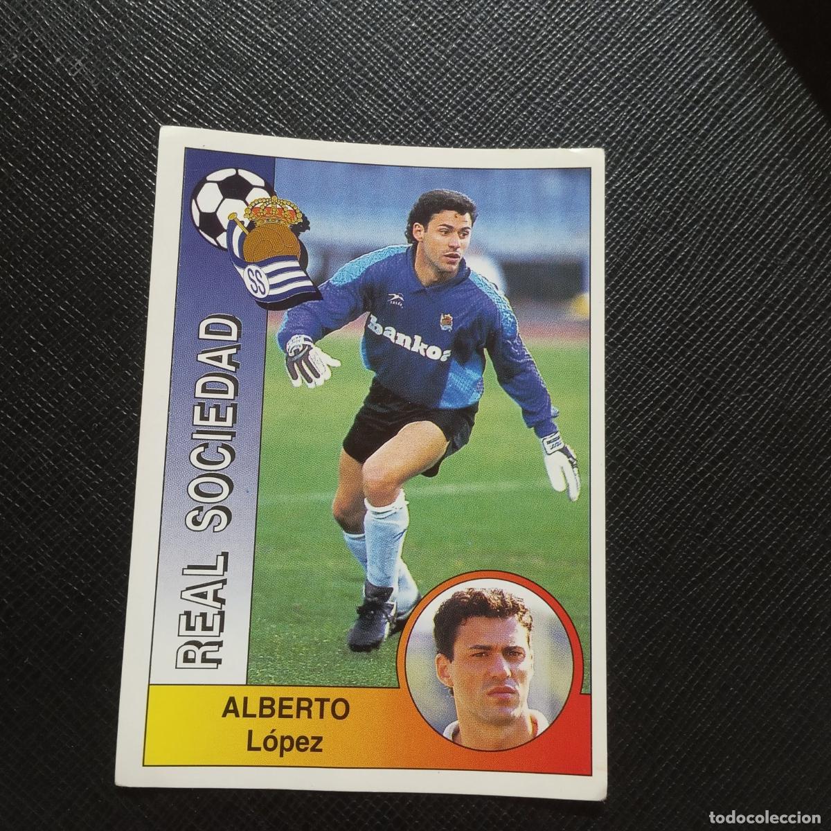 Cromos de F&uacute;tbol: 254 ALBERTO REAL SOCIEDAD PANINI 1994 1995 CROMO FUTBOL LIGA 94 95 - SIN PEGAR - A176 PG29