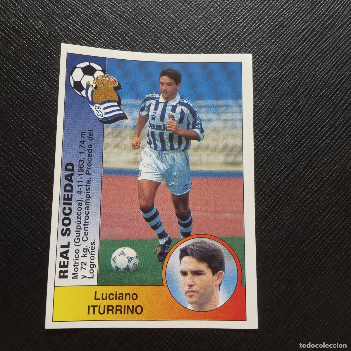 Cromos de F&uacute;tbol: 268 ITURRINO REAL SOCIEDAD PANINI 1994 1995 CROMO FUTBOL LIGA 94 95 - SIN PEGAR - A176 PG31