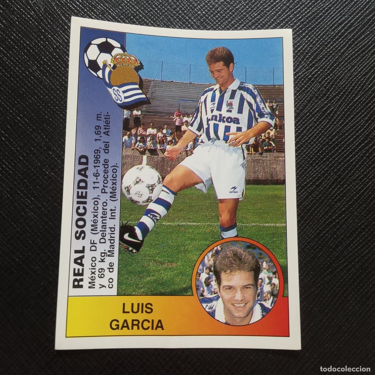 Football Stickers: 270 LUIS GARCIA REAL SOCIEDAD PANINI 1994 1995 CROMO FUTBOL LIGA 94 95 - SIN PEGAR - A176 PG32