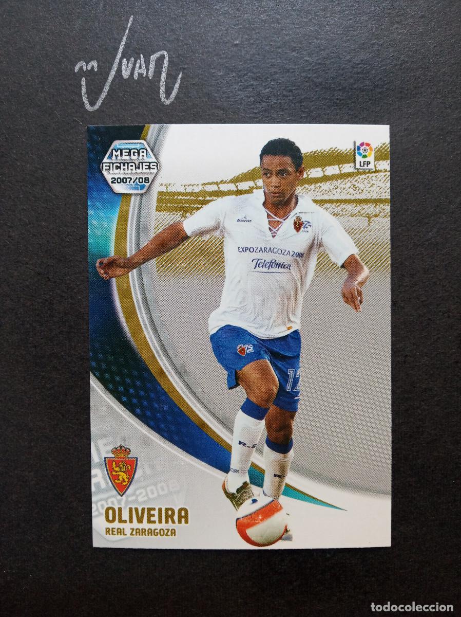 Cromos de F&uacute;tbol: N&ordm; 499 MEGA FICHAJES OLIVEIRA REAL ZARAGOZA ⚽ PANINI &reg; MEGACRACKS 2005 2006 05 06 LIGA CRACKS