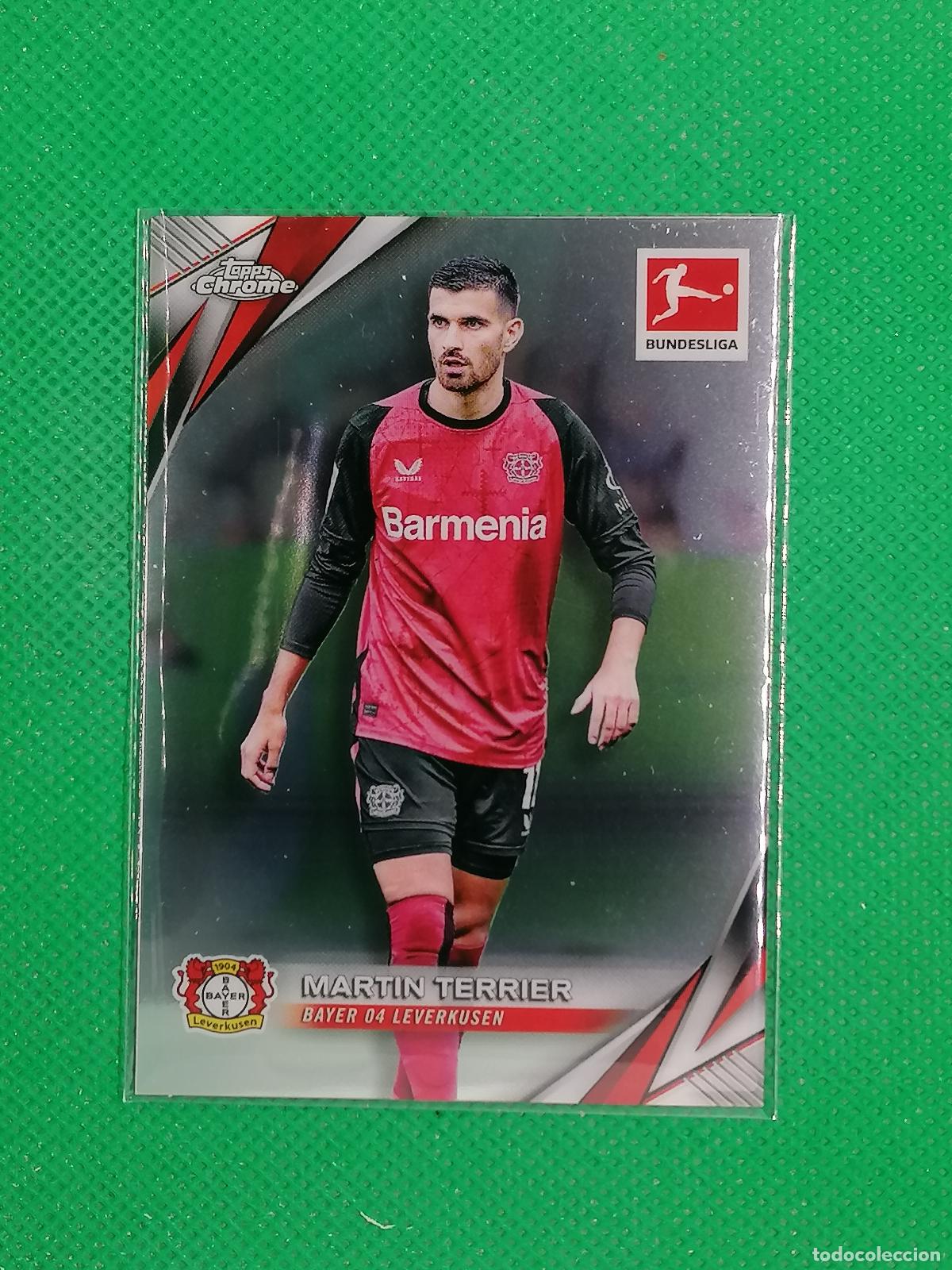 Cromos de F&uacute;tbol: 67 MARTIN TERRIER BAYER LEVERKUSEN ⚽ TOPPS CHROME BUNDESLIGA 24 25 2024 2025 ⚽