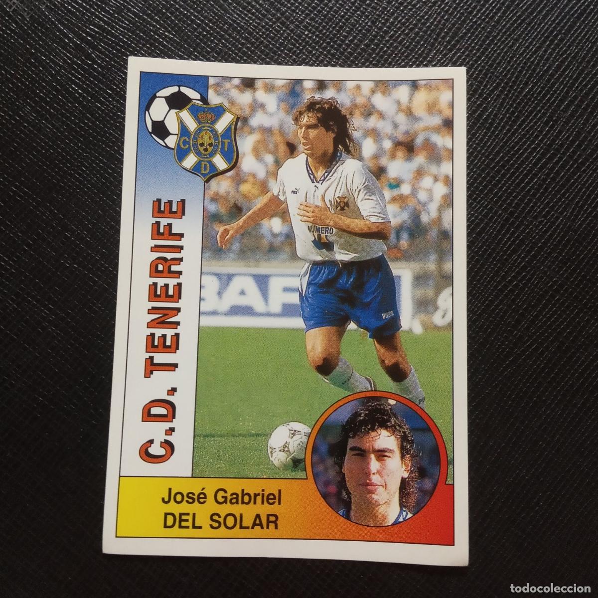 Cromos de F&uacute;tbol: 297 DEL SOLAR TENERIFE PANINI 1994 1995 CROMO FUTBOL LIGA 94 95 - SIN PEGAR - A176 PG36
