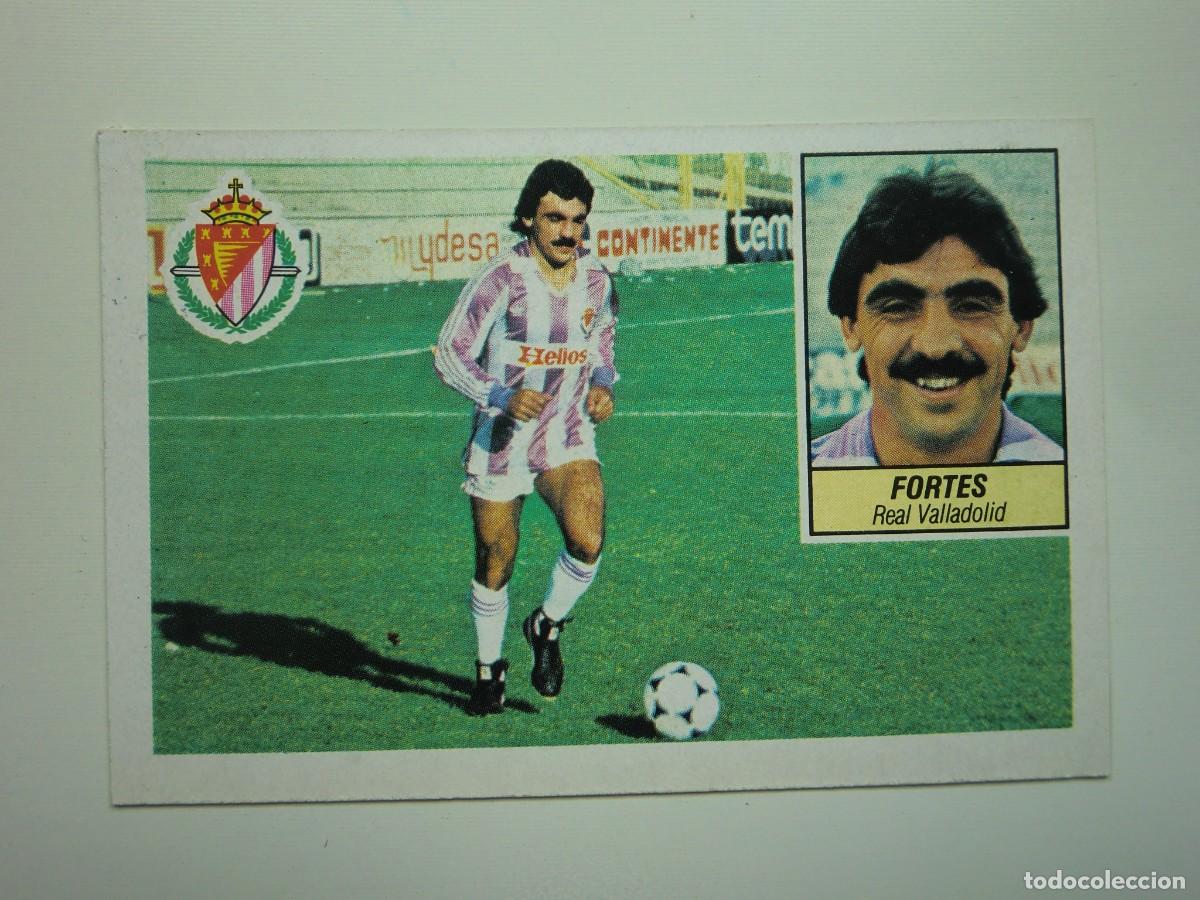 Figurine di Calcio: Cromo de f&uacute;tbol LIGA ESTE 84-85 1984-1985: FORTES (Valladolid), baja