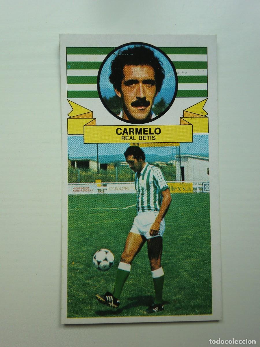 Cromos de Futebol: Cromo de f&uacute;tbol LIGA ESTE 85-86 1985-1986: CARMELO (Betis), baja