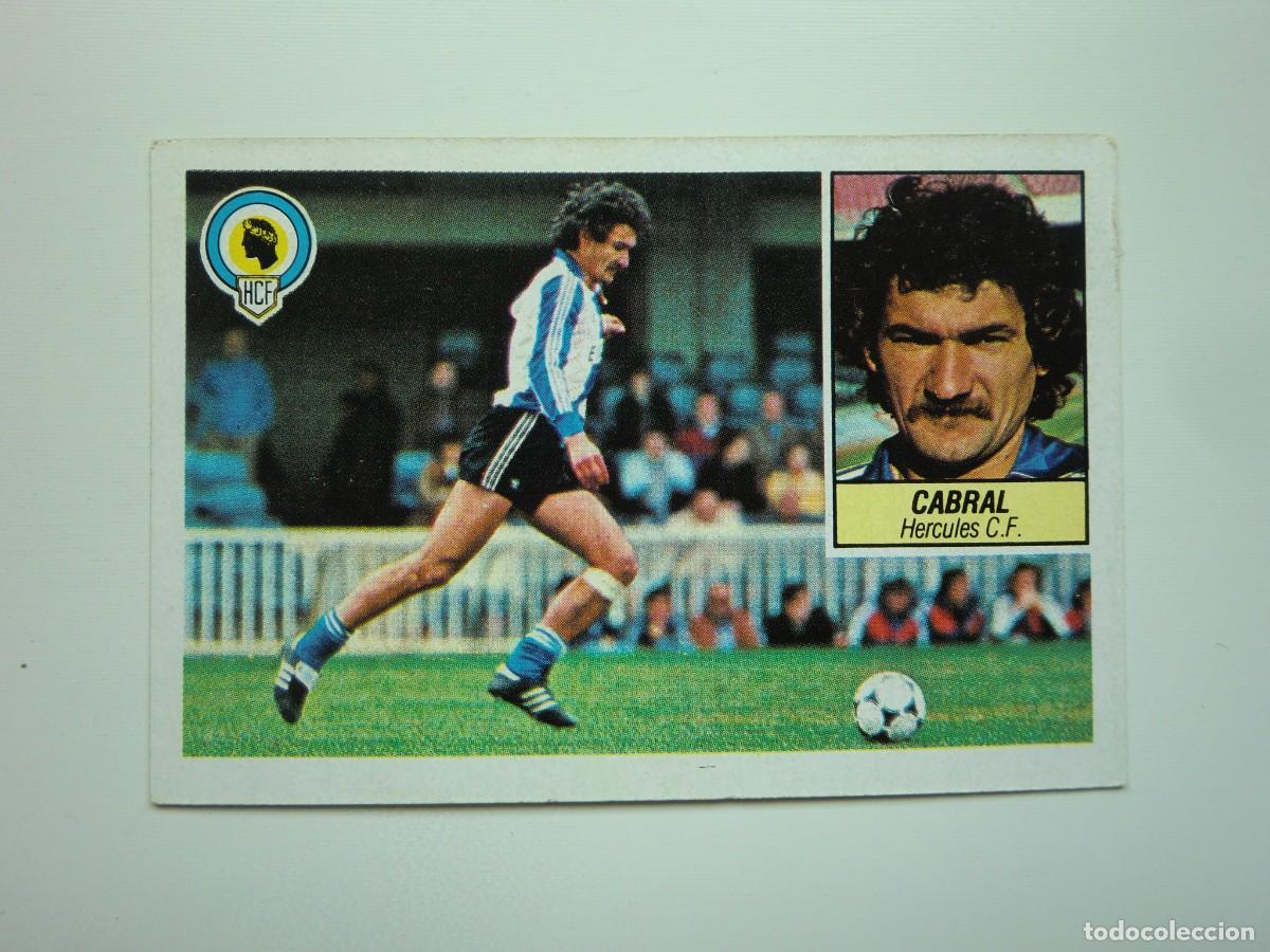 Fu&szlig;ball-Sticker: Cromo de f&uacute;tbol LIGA ESTE 84-85 1984-1985: CABRAL (H&eacute;rcules), baja