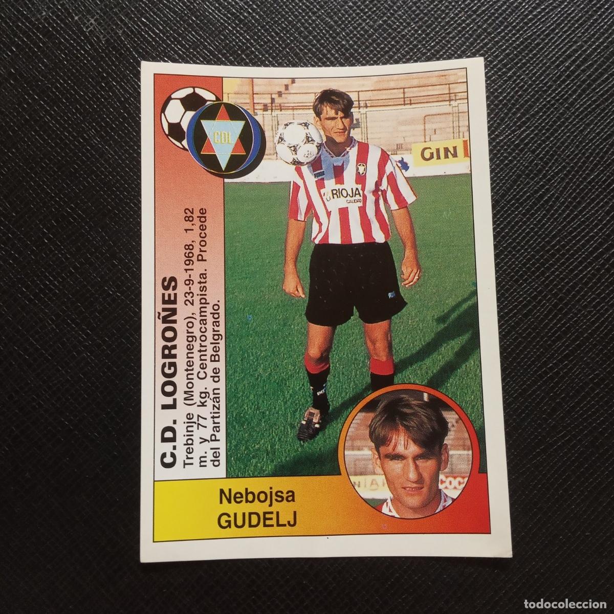 Cromos de F&uacute;tbol: 177 GUDELJ LOGRO&Ntilde;ES PANINI 1994 1995 CROMO FUTBOL LIGA 94 95 - SIN PEGAR - A176 PG44