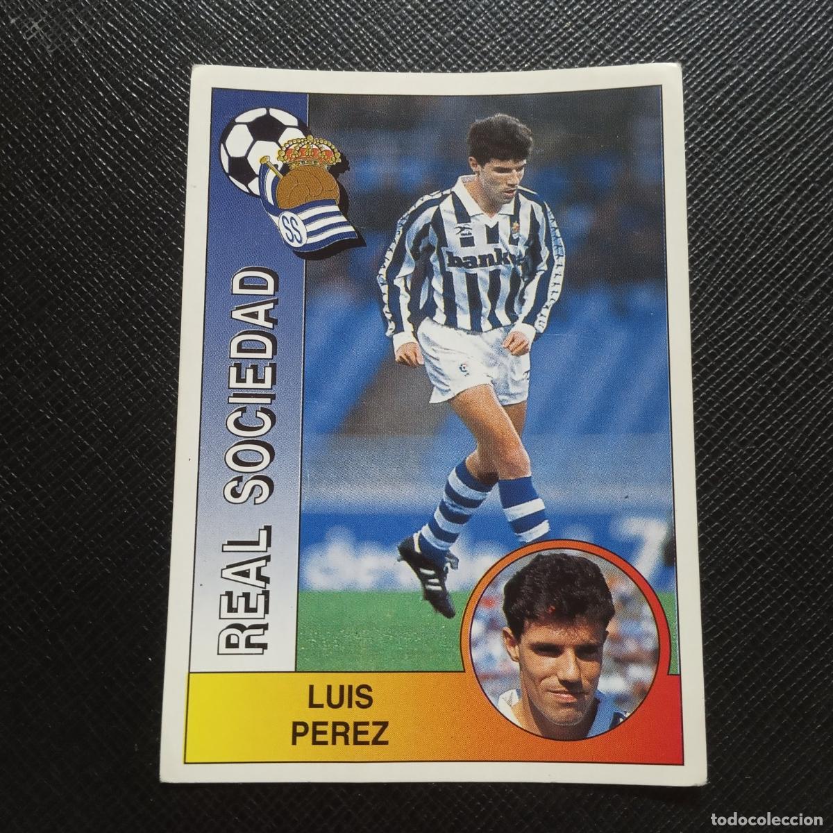 Cromos de F&uacute;tbol: 266 LUIS PEREZ REAL SOCIEDAD PANINI 1994 1995 CROMO FUTBOL LIGA 94 95 - SIN PEGAR - A176 PG45