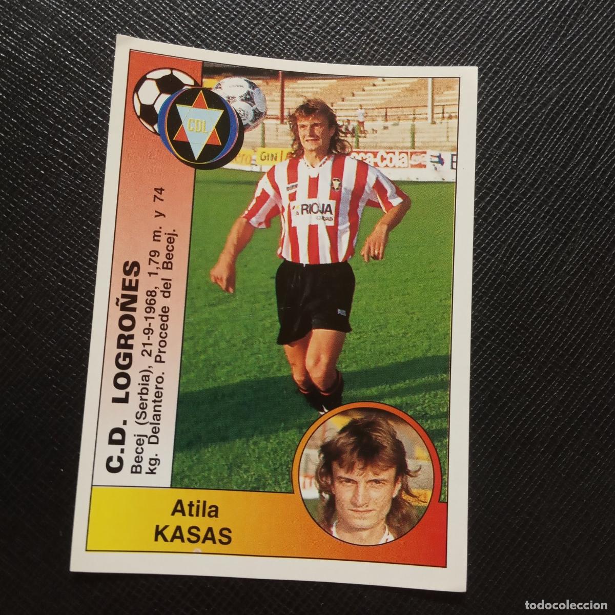 Cromos de F&uacute;tbol: 180 ATILA KASACA LOGRO&Ntilde;ES PANINI 1994 1995 CROMO FUTBOL LIGA 94 95 - SIN PEGAR - A176 PG46