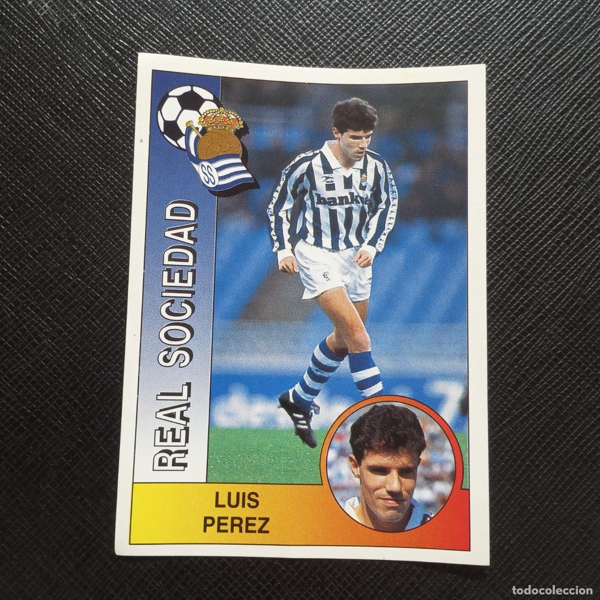 Football Stickers: 266 LUIS PEREZ REAL SOCIEDAD PANINI 1994 1995 CROMO FUTBOL LIGA 94 95 - SIN PEGAR - A176 PG47
