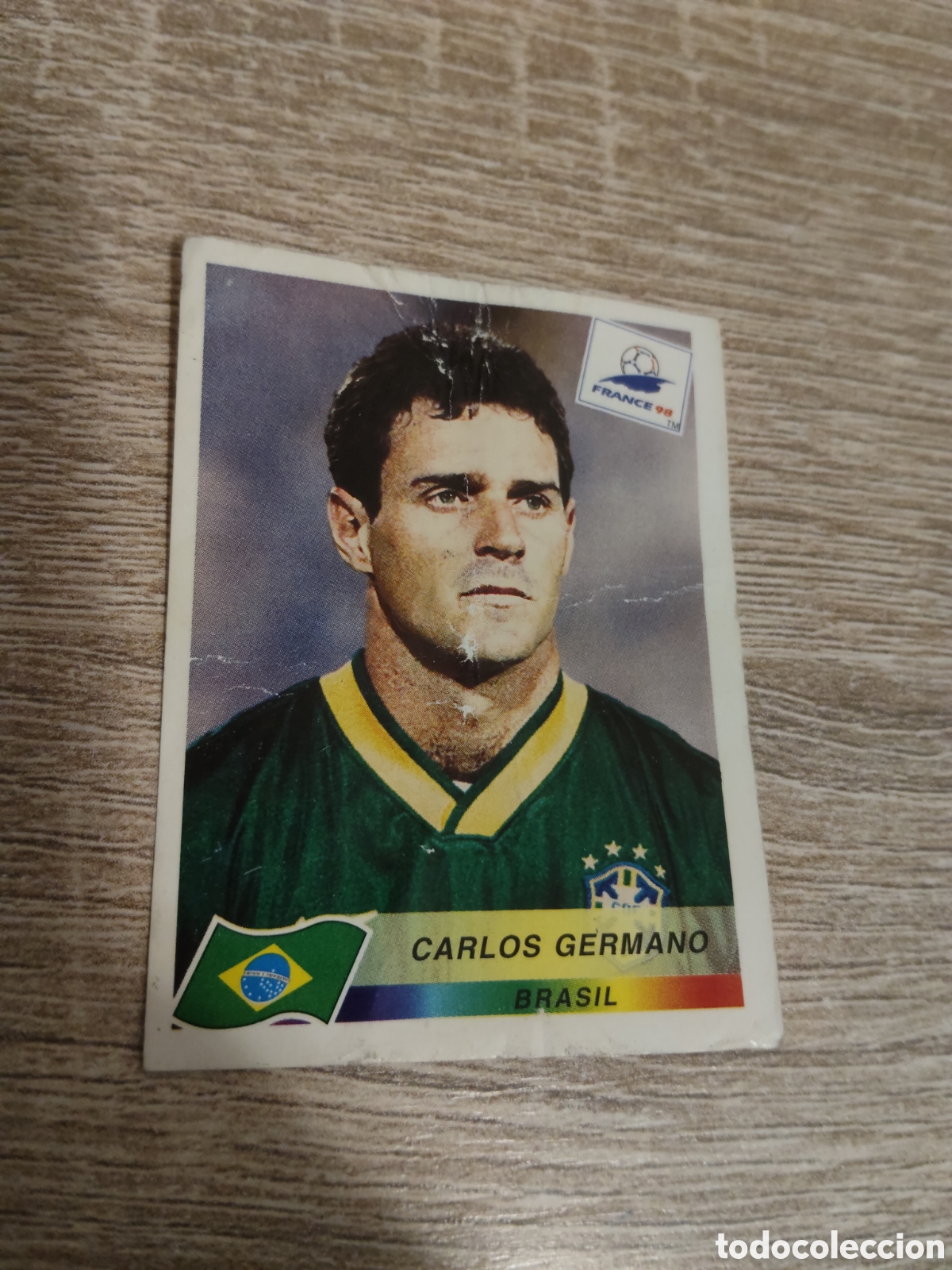 Football Stickers: Panini mundial Francia 98 31 Carlos Germano