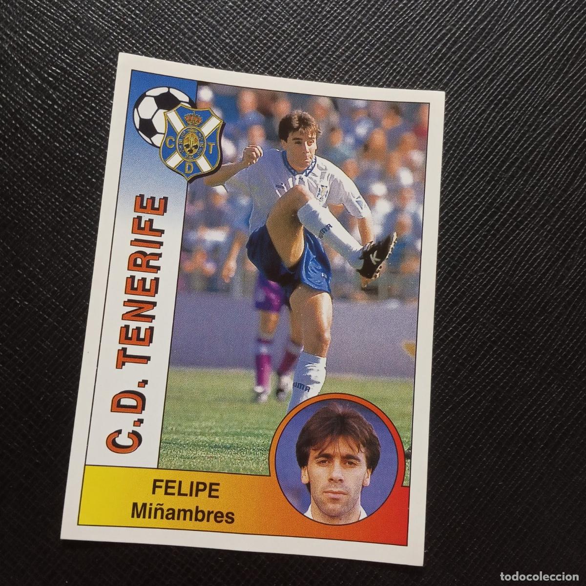 Cromos de F&uacute;tbol: 302 FELIPE TENERIFE PANINI 1994 1995 CROMO FUTBOL LIGA 94 95 - SIN PEGAR - A176 PG51