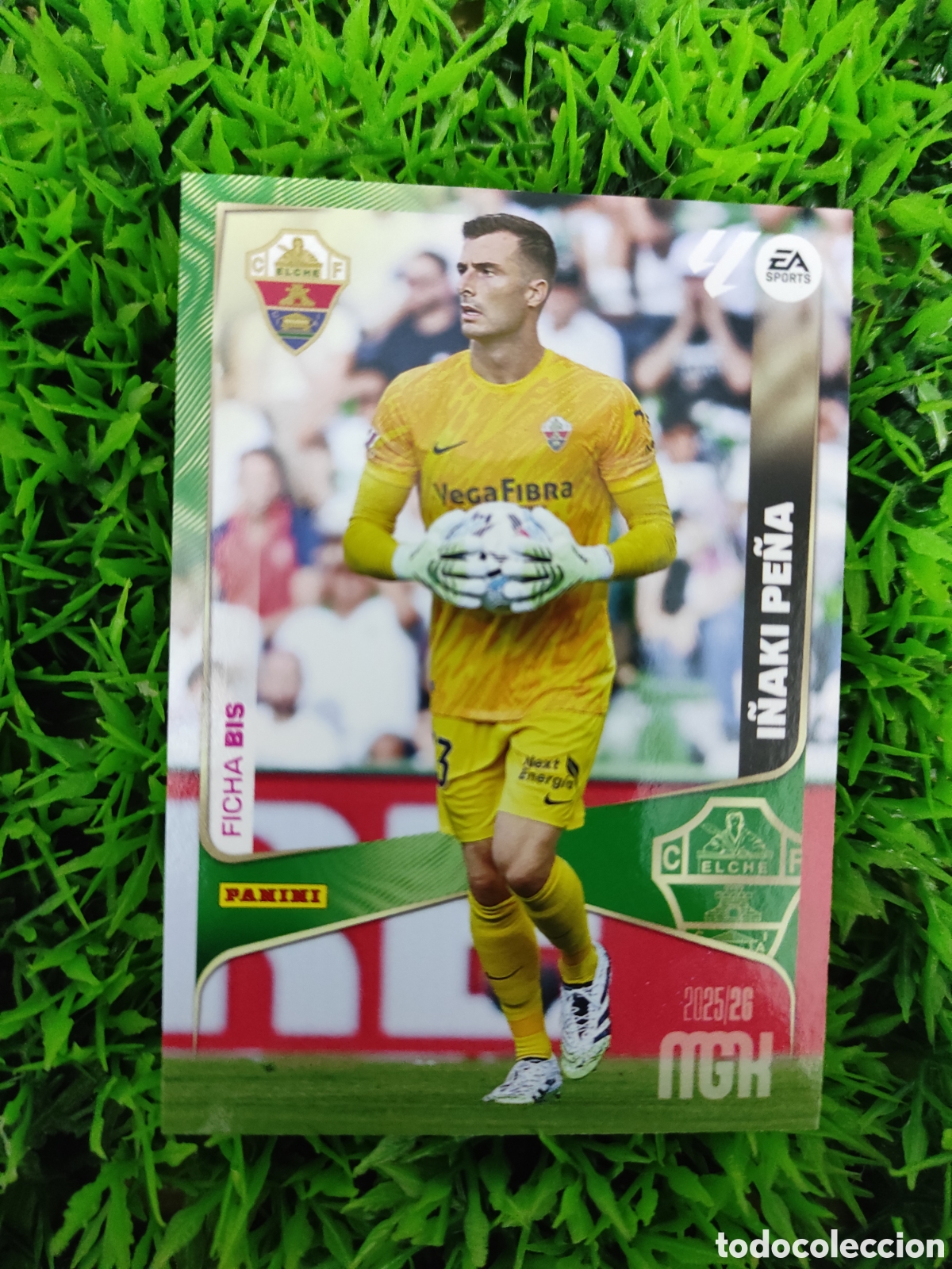 Cromos de F&uacute;tbol: I&ntilde;aki Pe&ntilde;a Elche Megacracks 25-26 # 129 BiS