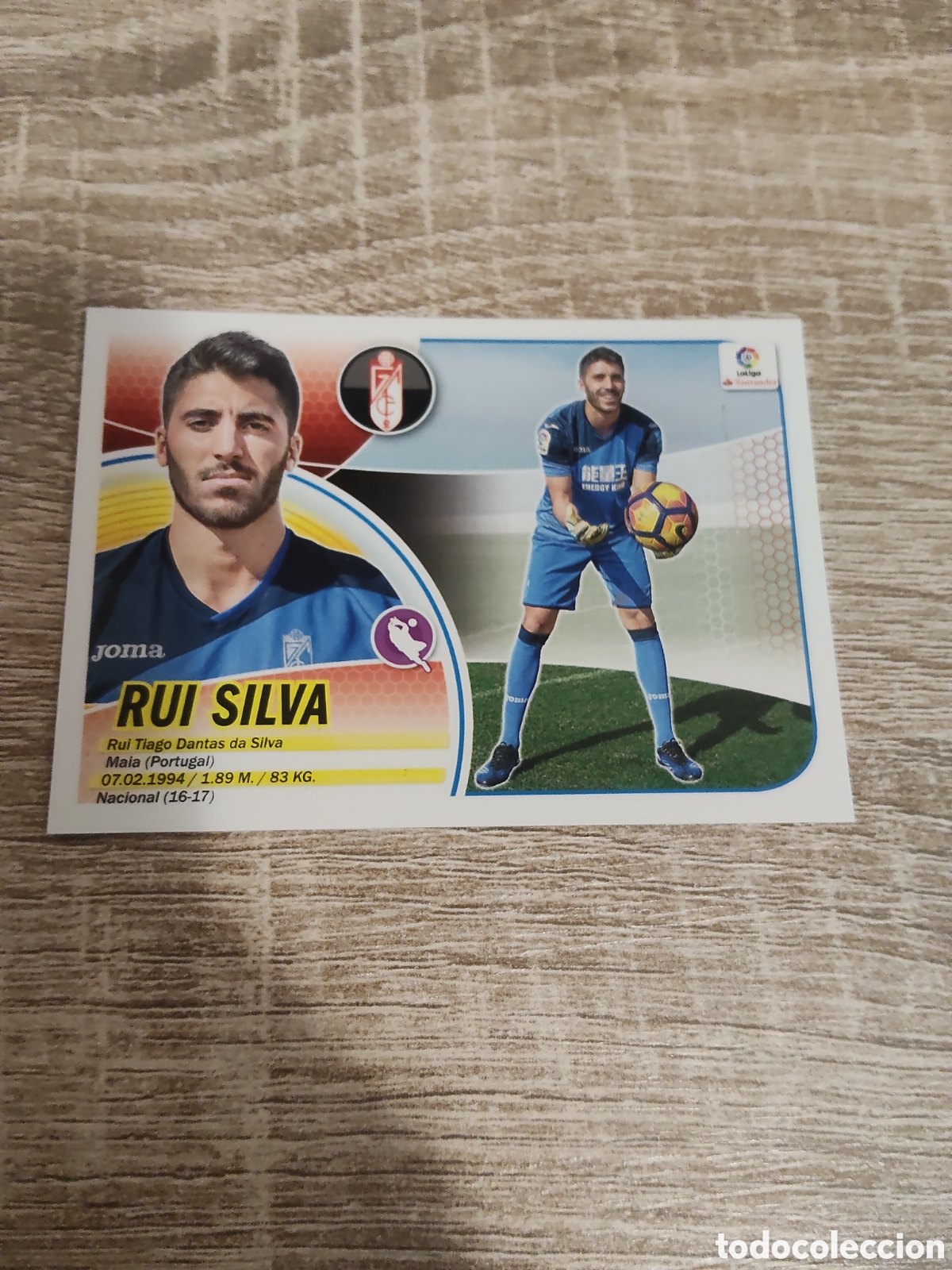 Cromos de F&uacute;tbol: Rui Silva Granada fichaje de invierno liga 2016 2017 16 17 ediciones este