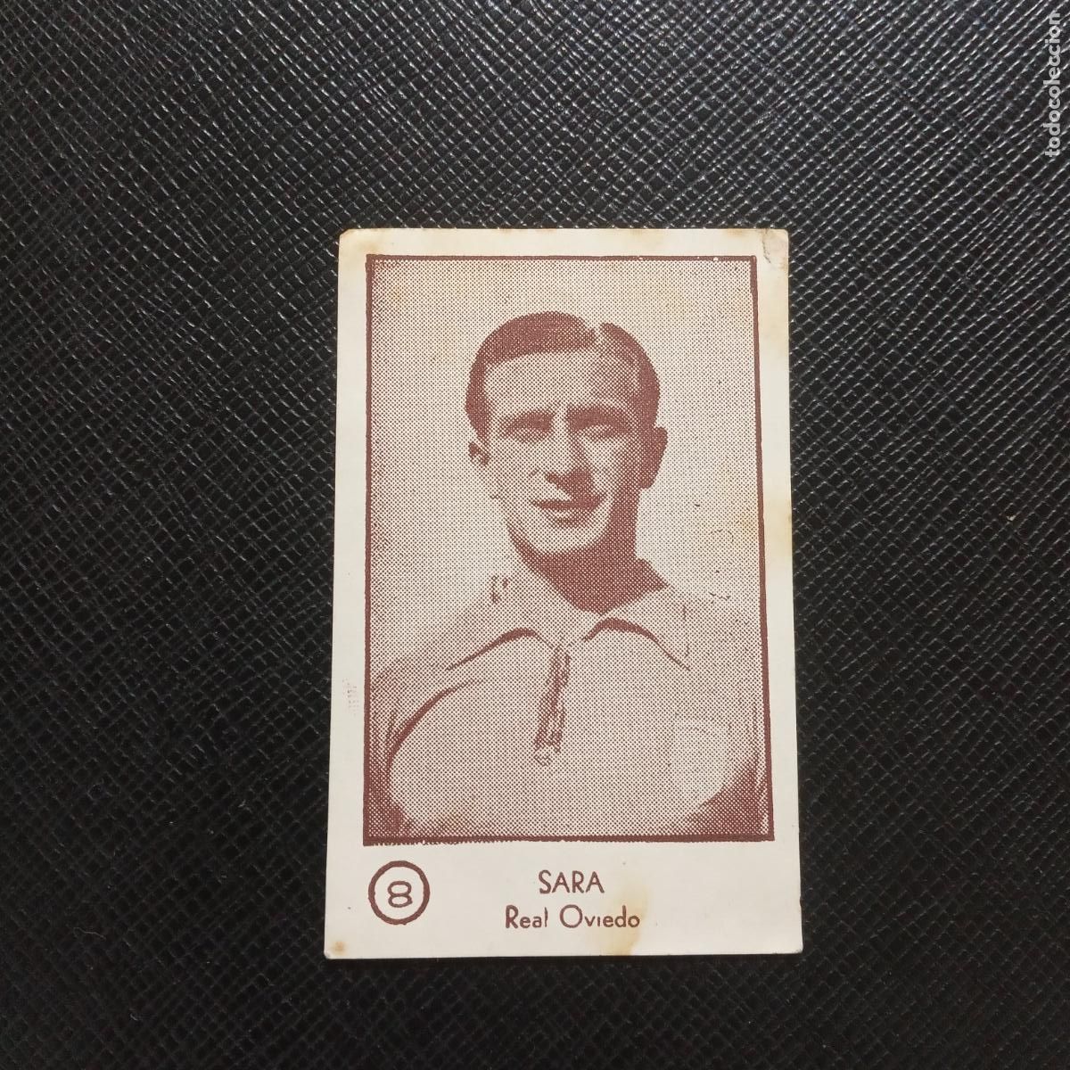 Cromos de F&uacute;tbol: 8 SARA OVIEDO EDITORIAL ARGA 1953 1954 CROMO FUTBOL LIGA 53 54 - SIN PEGAR - A176 PG54