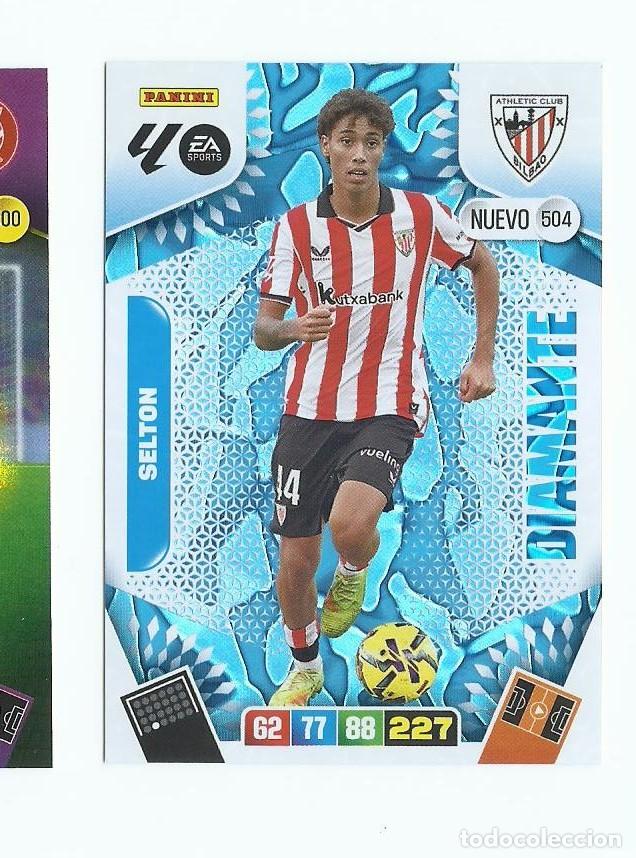 Cartes &agrave; collectionner de Football: ADRENALYN 2025/2026 504 SELTON BILBAO &rdquo;&rdquo;NUEVO DIAMANTE&rdquo;&rdquo; , NUEVO PERFECTO