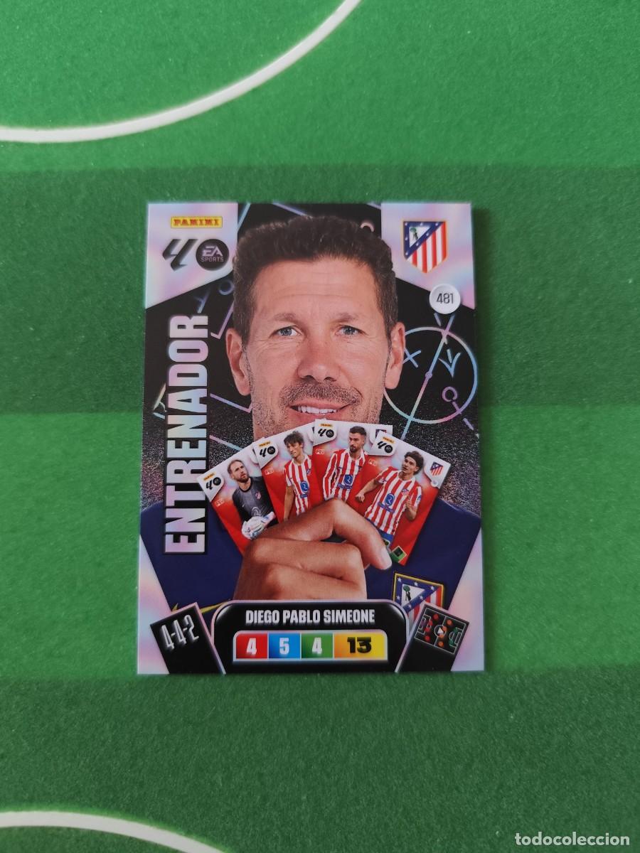 Cromos de F&uacute;tbol: Simeone 481 Atl&eacute;tico de Madrid entrenador Adrenalyn 2025/26 - 25/26