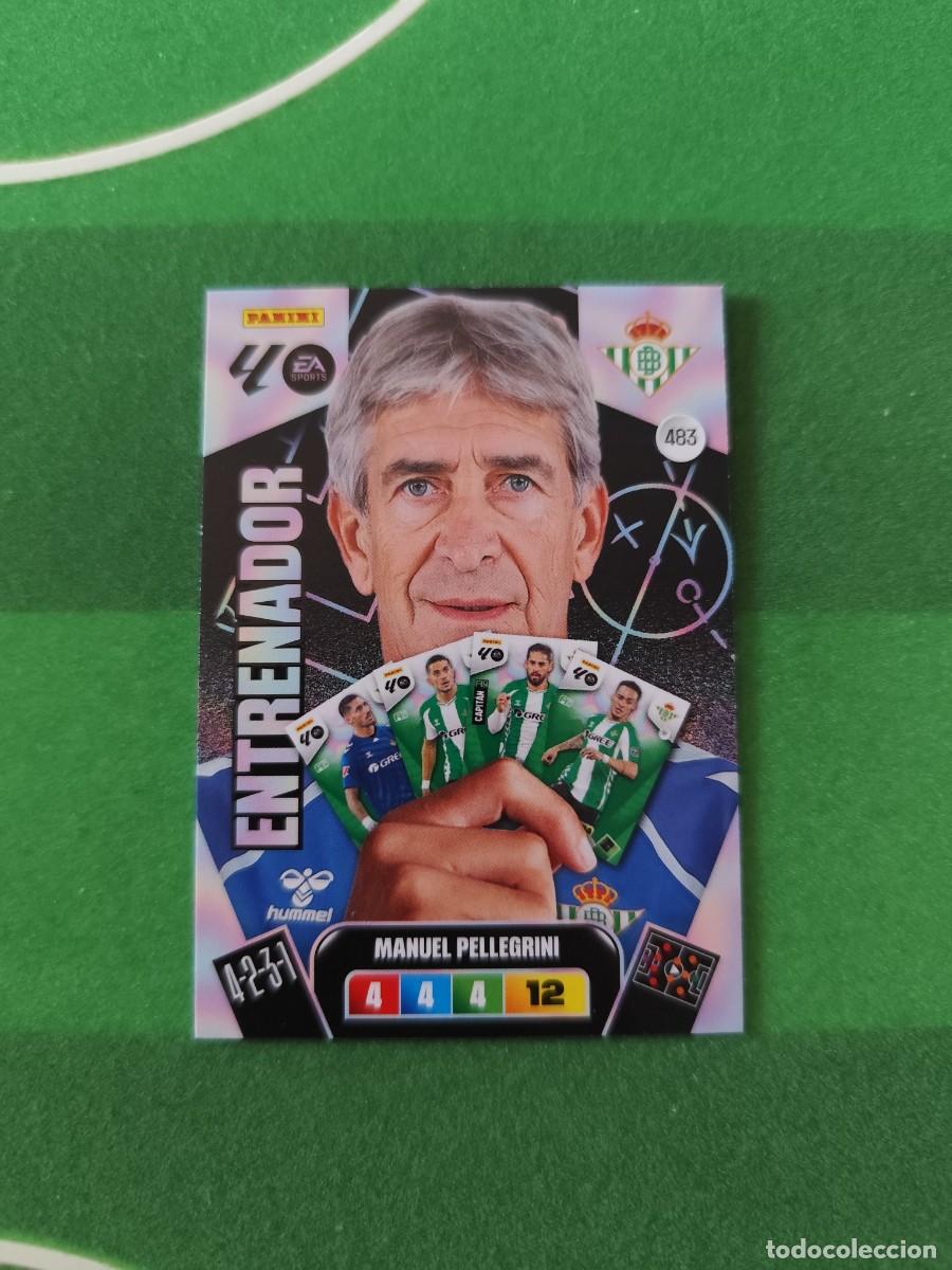 Cromos de F&uacute;tbol: Pellegrini 483 Betis entrenador Adrenalyn 2025/26 - 25/26