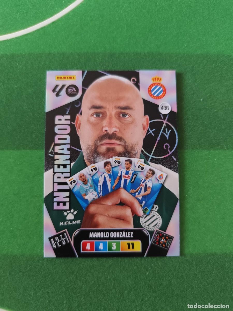 Cromos de F&uacute;tbol: M. Gonz&aacute;lez 486 Espanyol entrenador Adrenalyn 2025/26 - 25/26