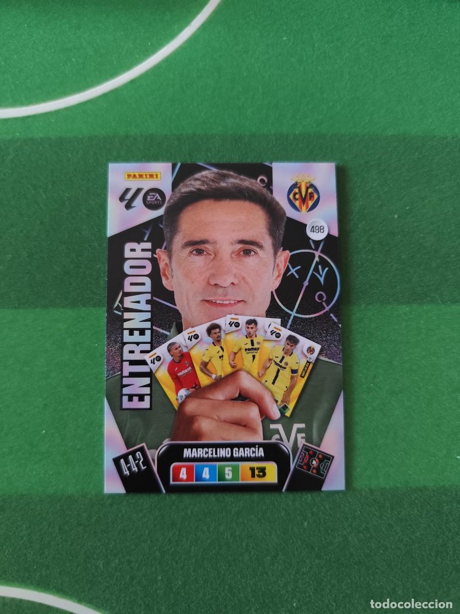 Cromos de F&uacute;tbol: Marcelino 498 Villarreal entrenador Adrenalyn 2025/26 - 25/26